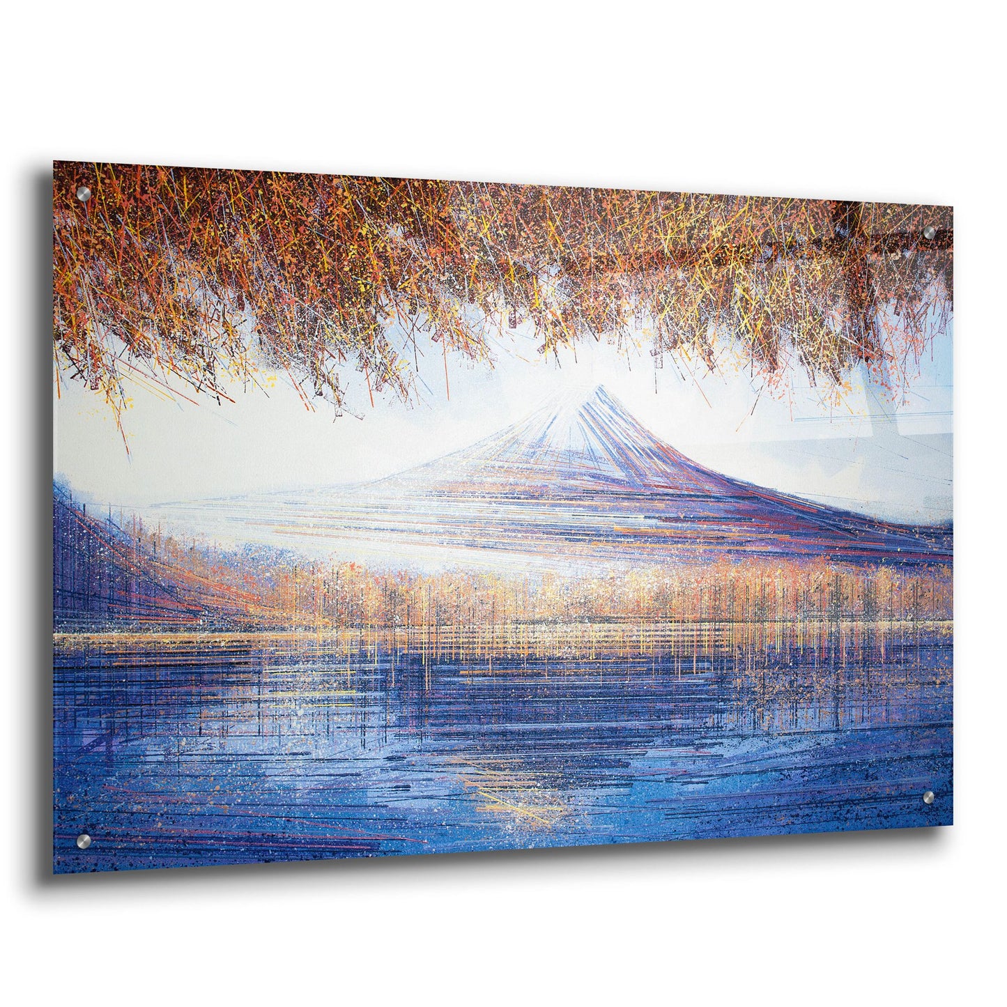 Epic Art 'Autumn in Japan' by Marc Todd, Acrylic Glass Wall Art,36x24