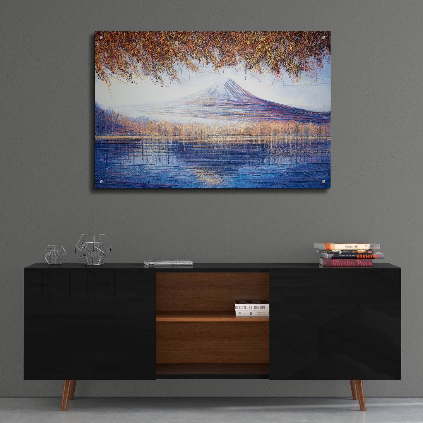 Epic Art 'Autumn in Japan' by Marc Todd, Acrylic Glass Wall Art,36x24