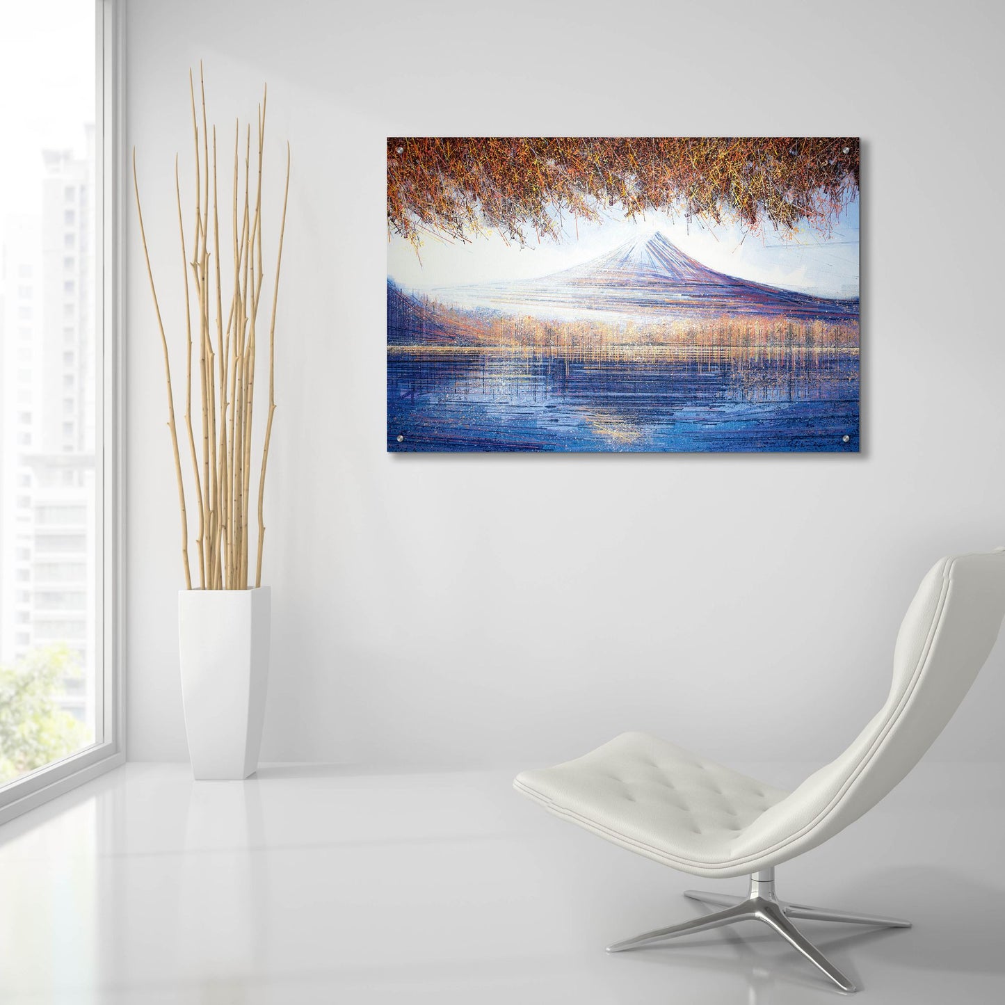 Epic Art 'Autumn in Japan' by Marc Todd, Acrylic Glass Wall Art,36x24