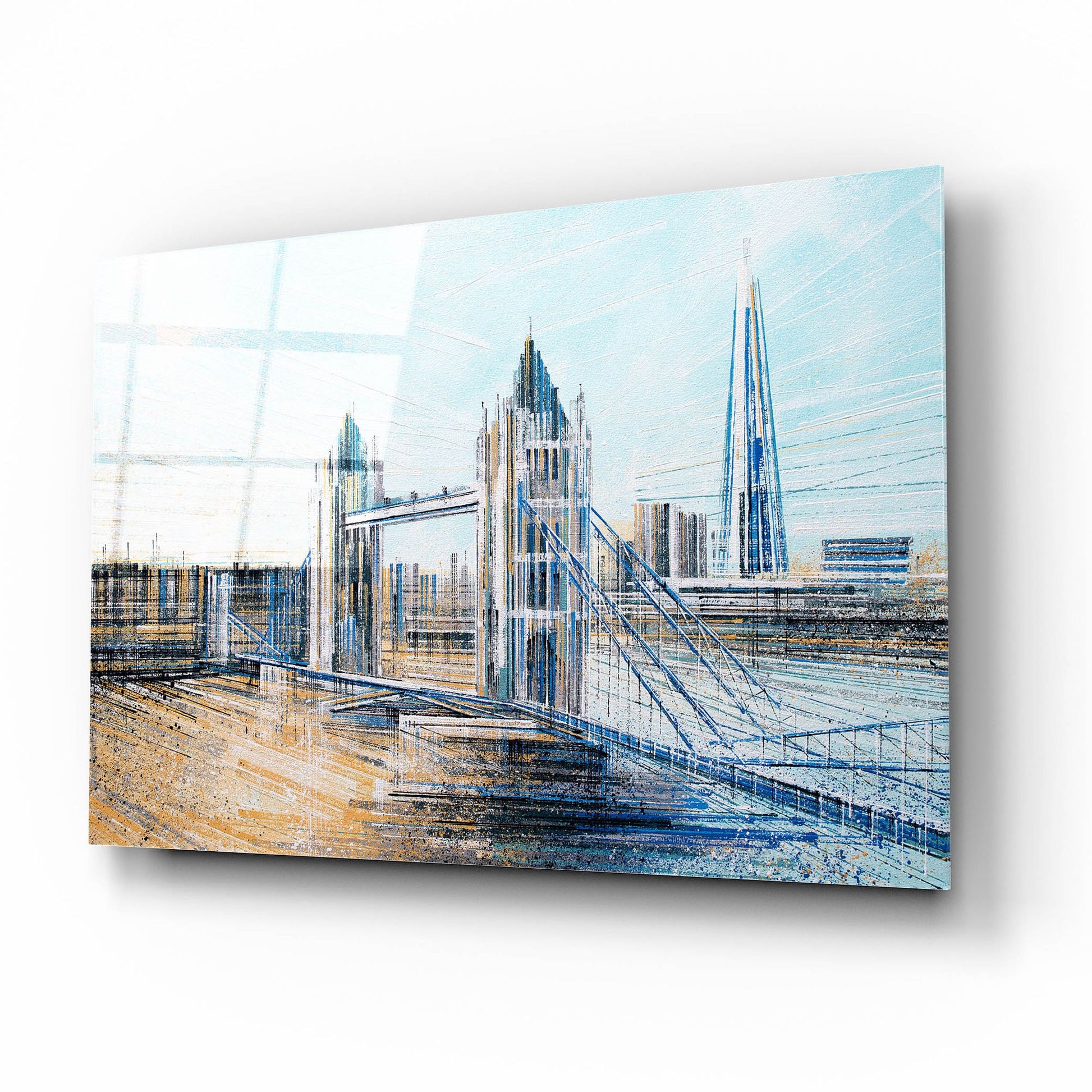 Epic Art 'London - Tower Bridge In Afternoon Light' by Marc Todd, Acrylic Glass Wall Art,16x12