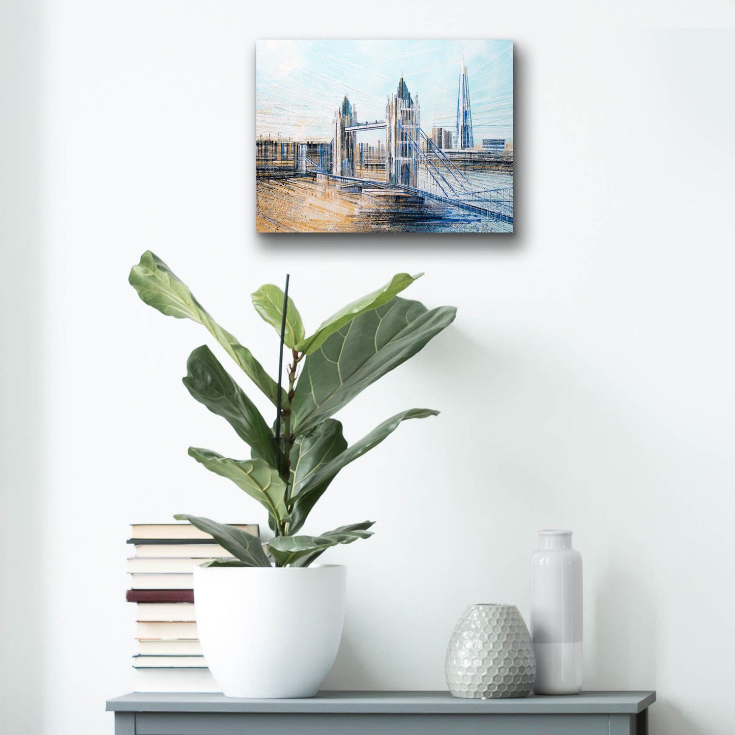 Epic Art 'London - Tower Bridge In Afternoon Light' by Marc Todd, Acrylic Glass Wall Art,16x12