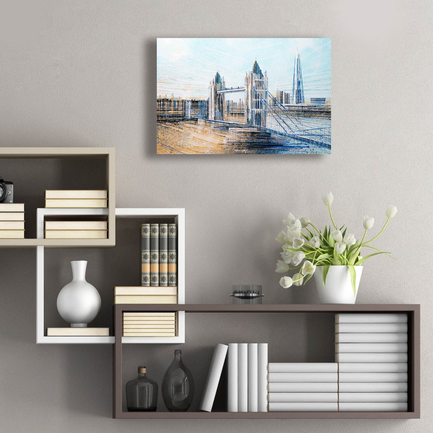 Epic Art 'London - Tower Bridge In Afternoon Light' by Marc Todd, Acrylic Glass Wall Art,24x16