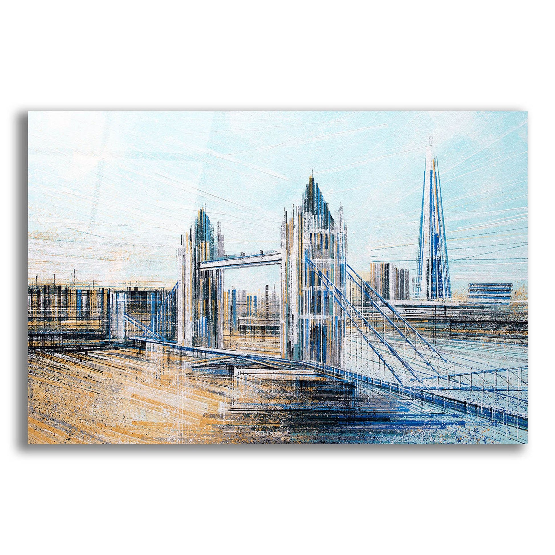 Epic Art 'London - Tower Bridge In Afternoon Light' by Marc Todd, Acrylic Glass Wall Art,24x16