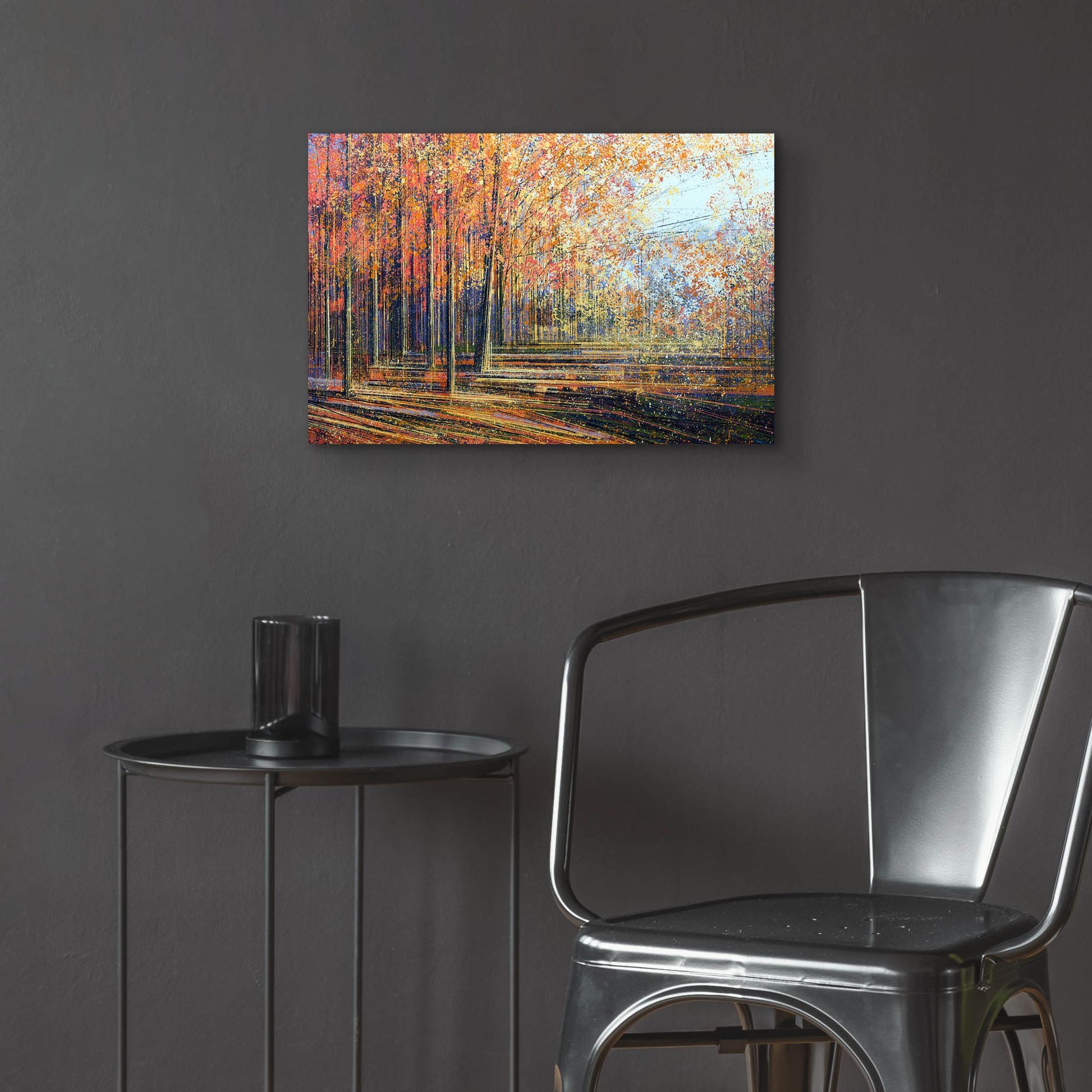 Epic Art ' Forest In Autumn' by Marc Todd, Acrylic Glass Wall Art,24x16