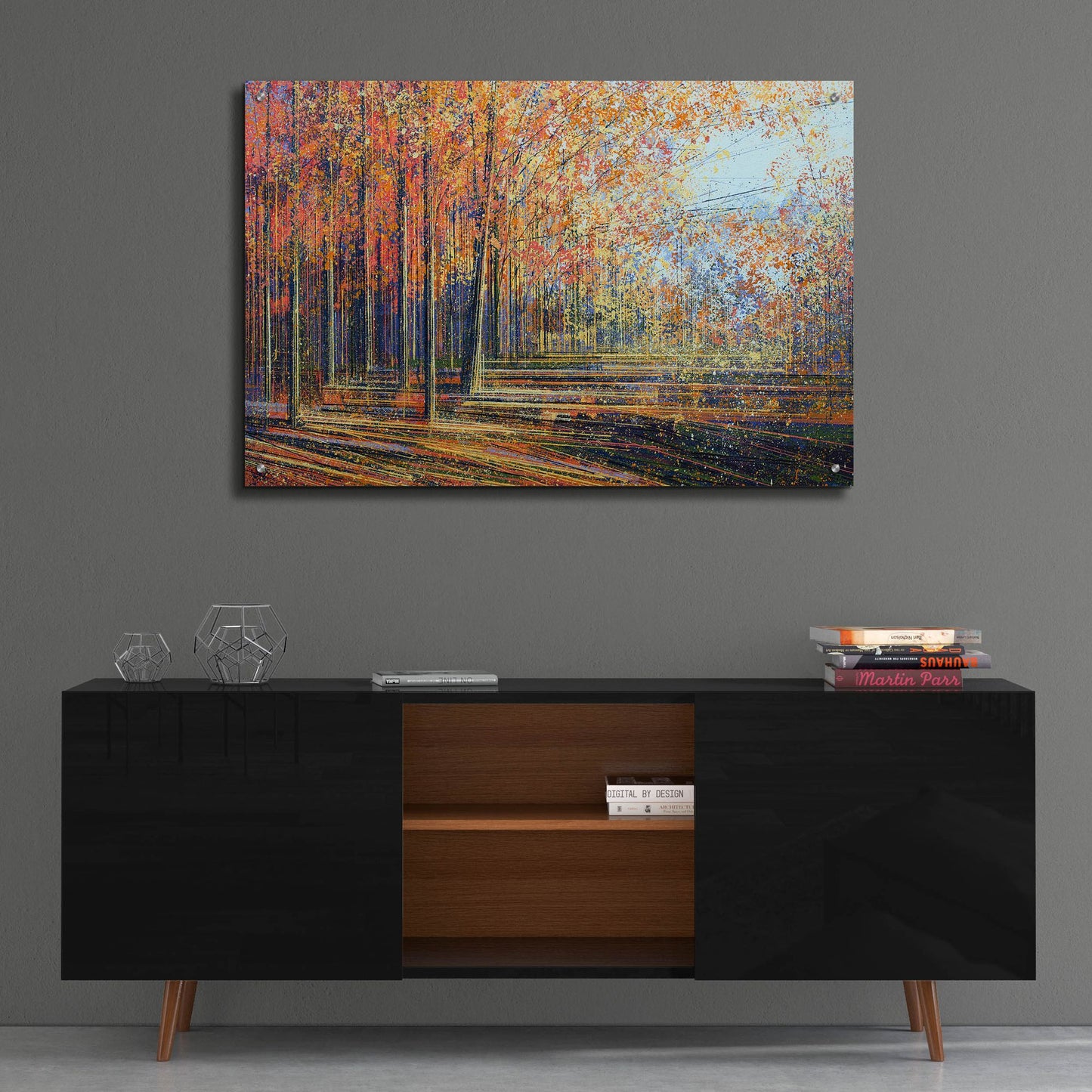 Epic Art ' Forest In Autumn' by Marc Todd, Acrylic Glass Wall Art,36x24