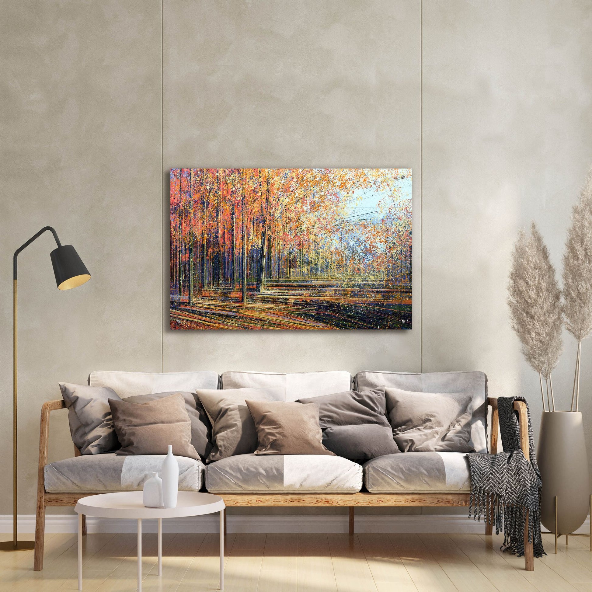 Epic Art ' Forest In Autumn' by Marc Todd, Acrylic Glass Wall Art,36x24