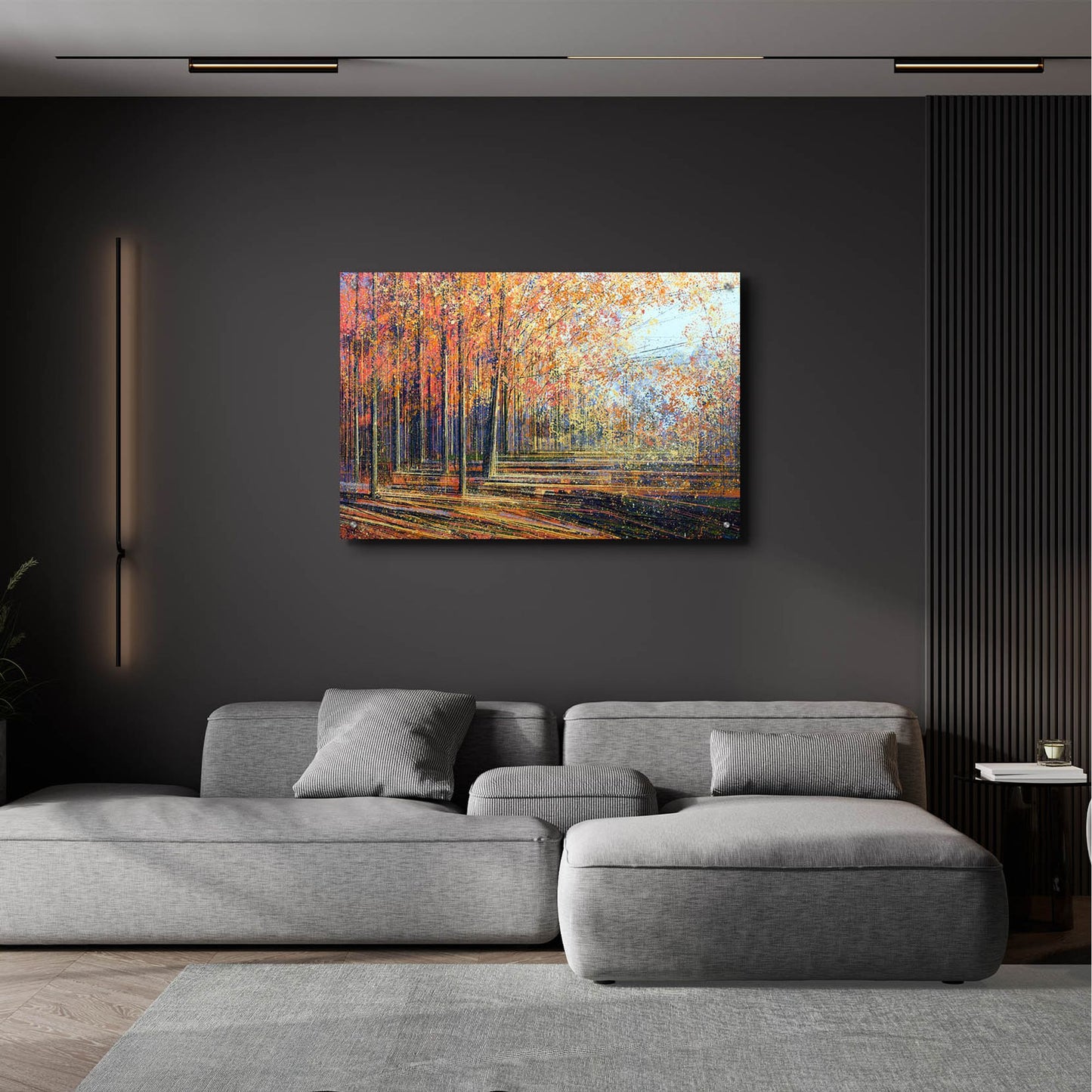 Epic Art ' Forest In Autumn' by Marc Todd, Acrylic Glass Wall Art,36x24