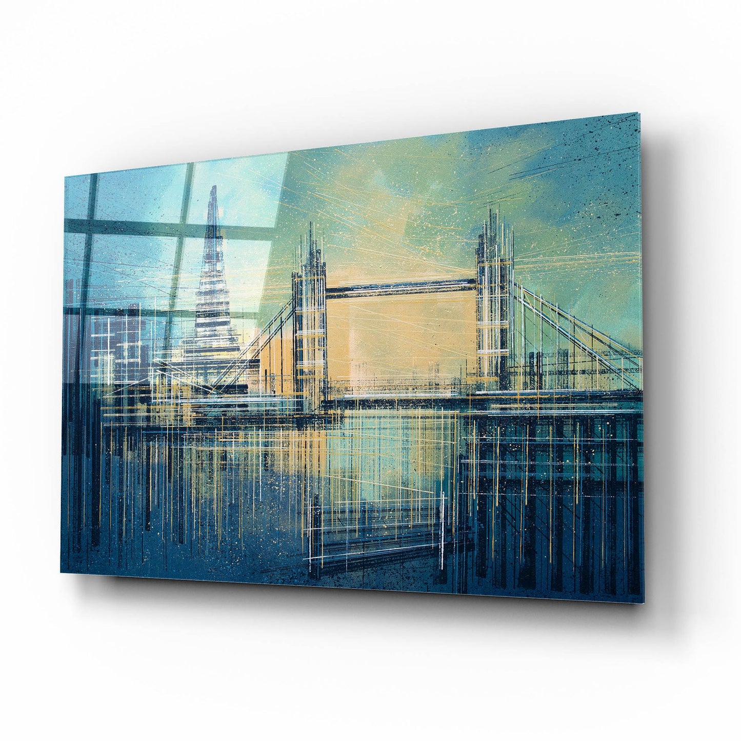 Epic Art 'London At Twilight' by Marc Todd, Acrylic Glass Wall Art,16x12