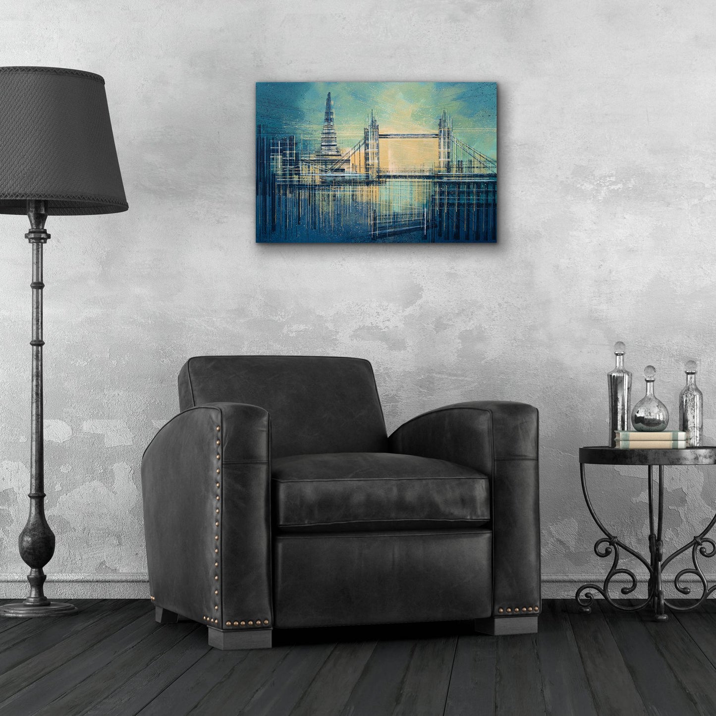 Epic Art 'London At Twilight' by Marc Todd, Acrylic Glass Wall Art,24x16