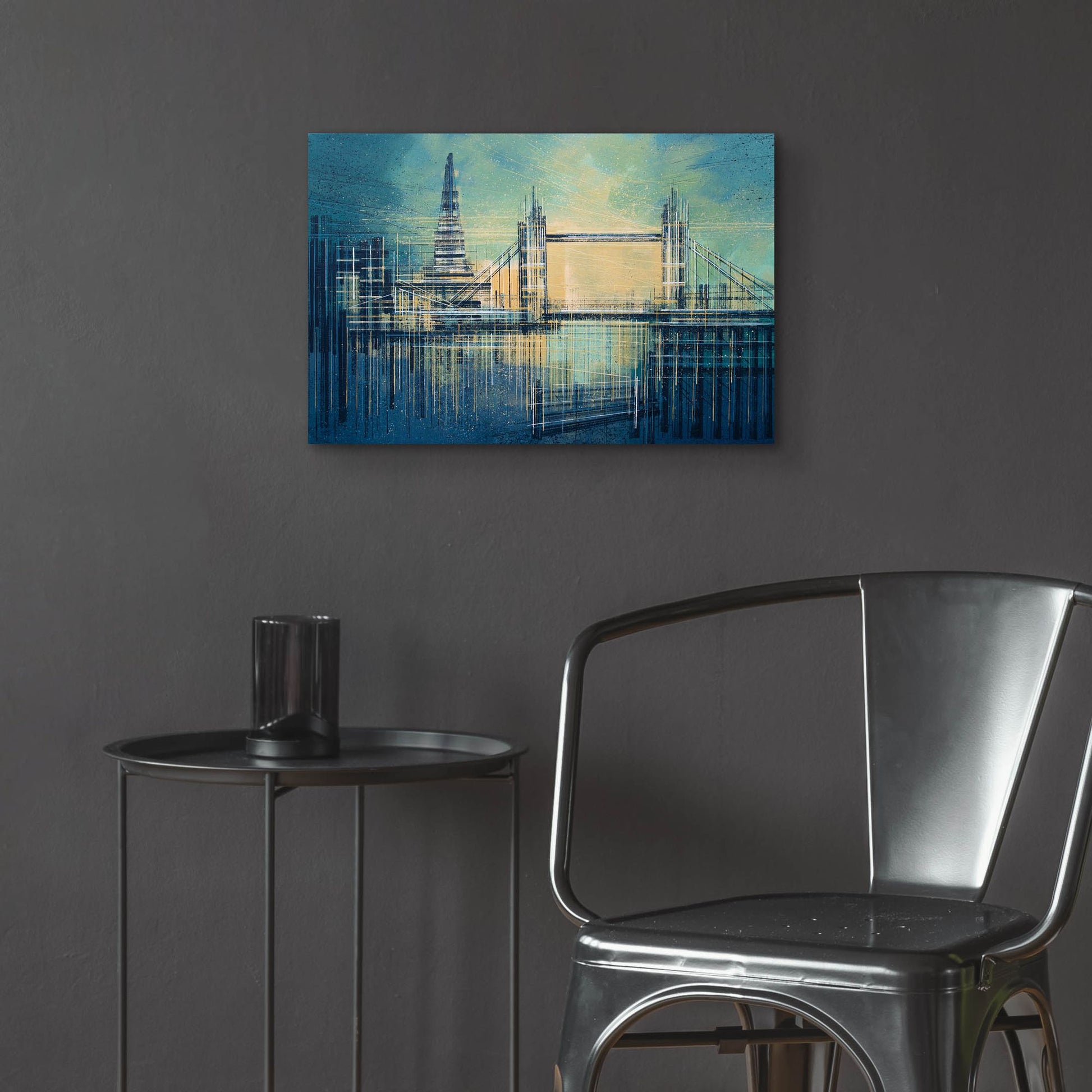 Epic Art 'London At Twilight' by Marc Todd, Acrylic Glass Wall Art,24x16