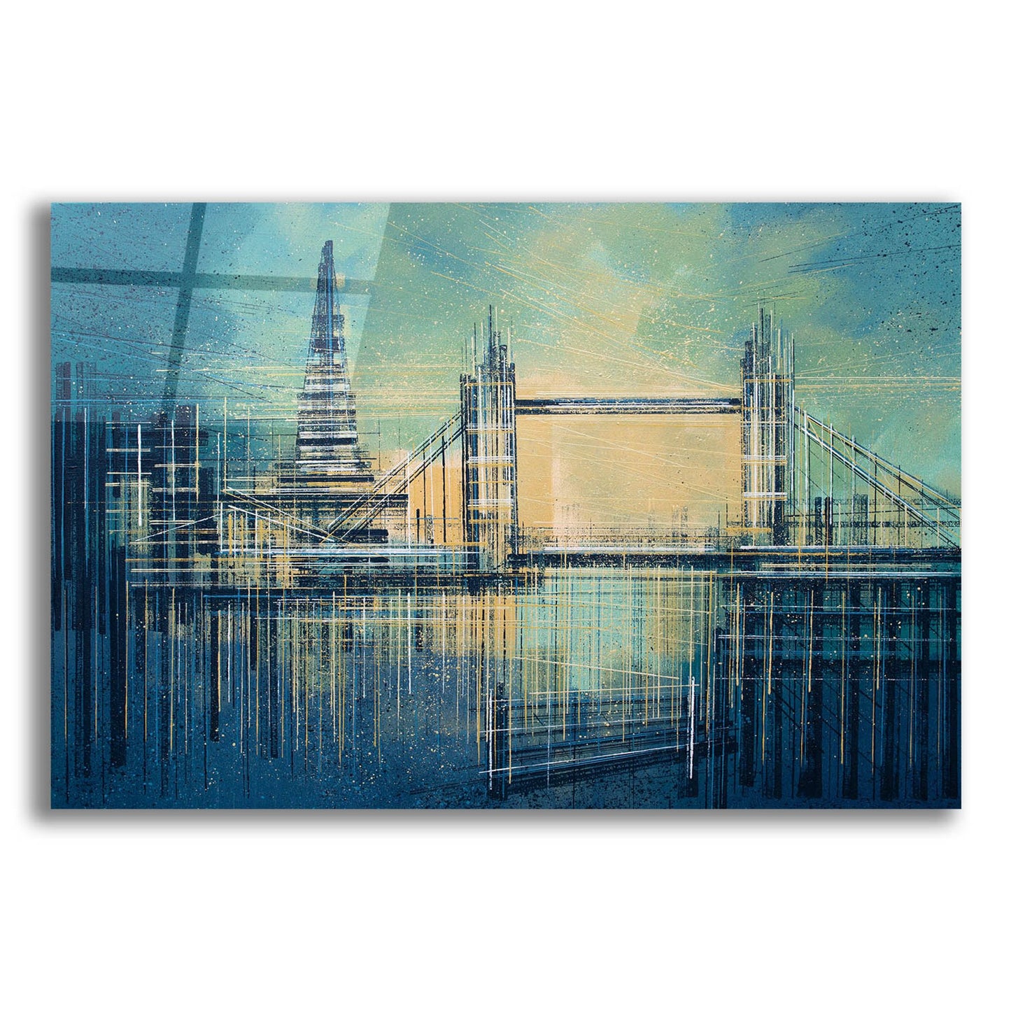 Epic Art 'London At Twilight' by Marc Todd, Acrylic Glass Wall Art,24x16