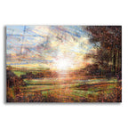 Epic Art 'Autmn Meadow at Sunset' by Marc Todd, Acrylic Glass Wall Art