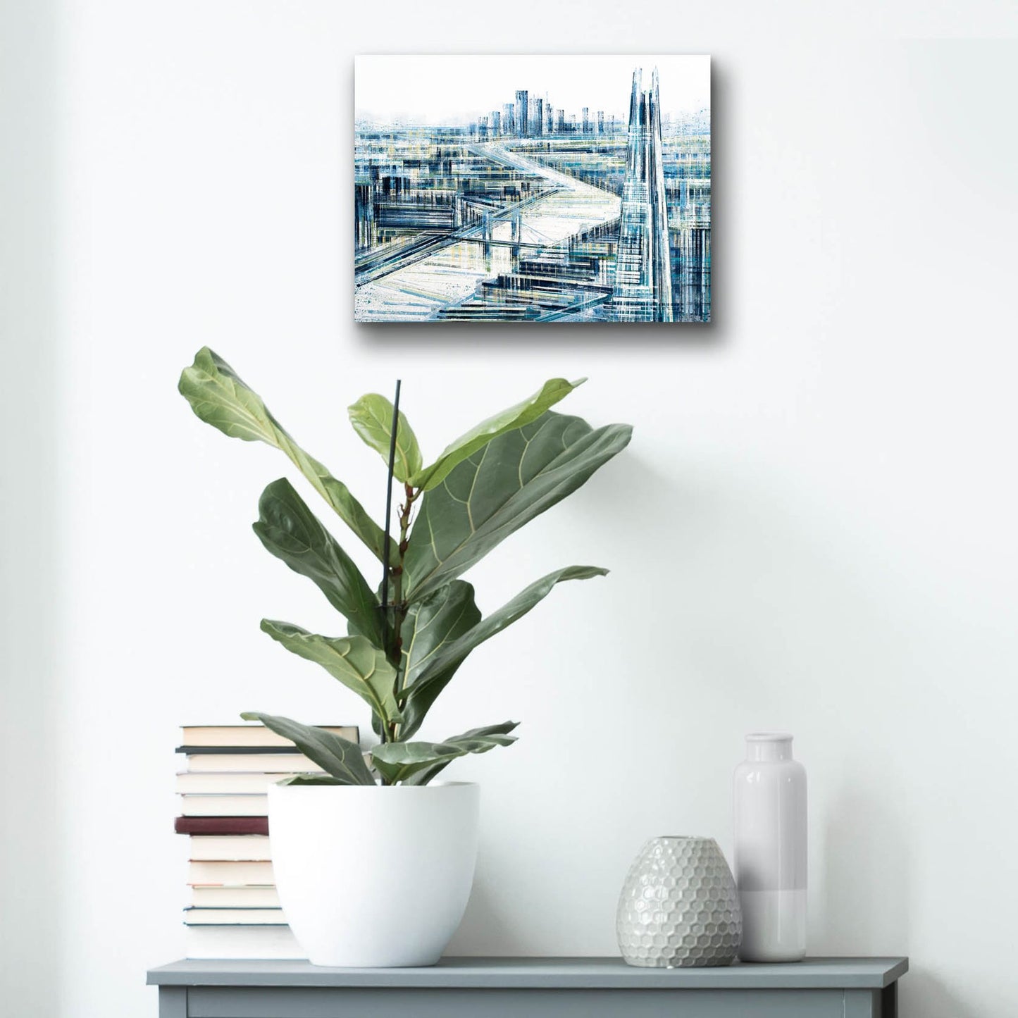 Epic Art 'London, The Shard In Bright Light' by Marc Todd, Acrylic Glass Wall Art,16x12