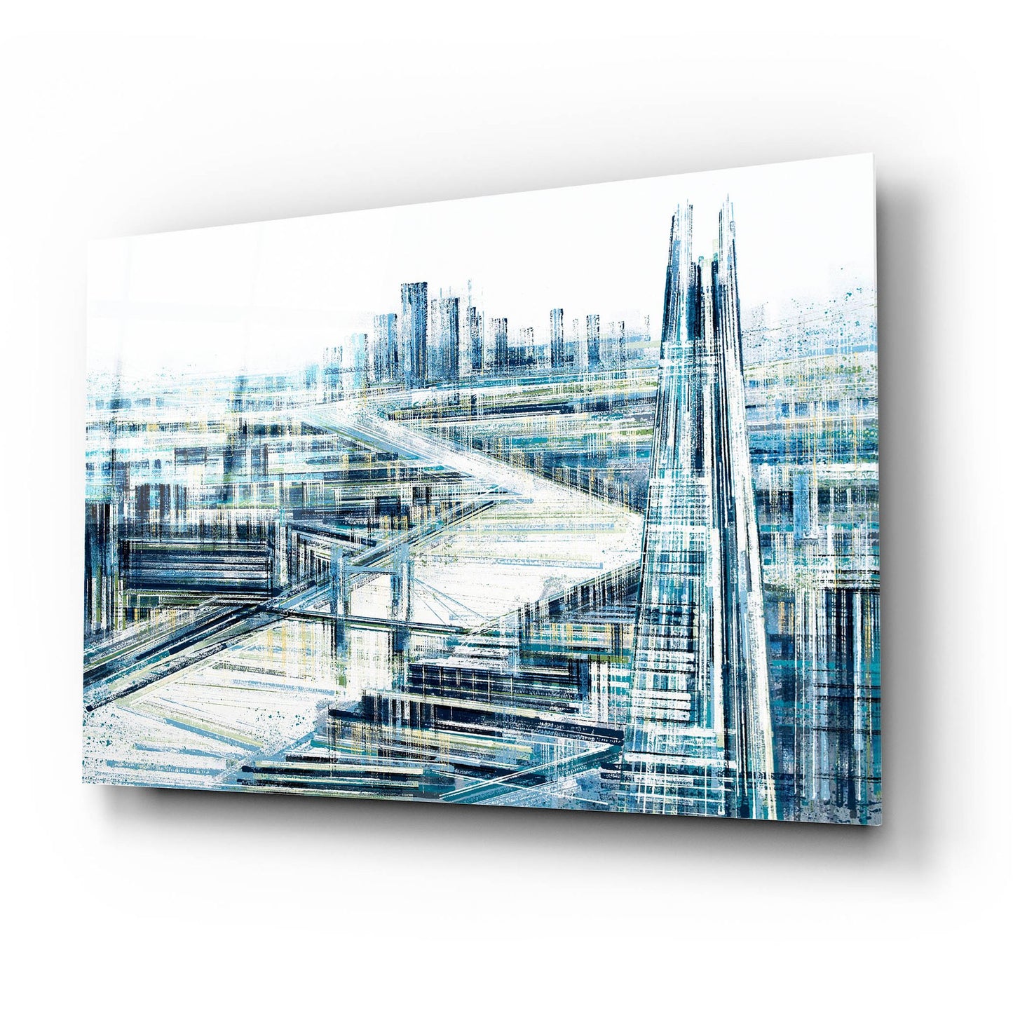 Epic Art 'London, The Shard In Bright Light' by Marc Todd, Acrylic Glass Wall Art,24x16