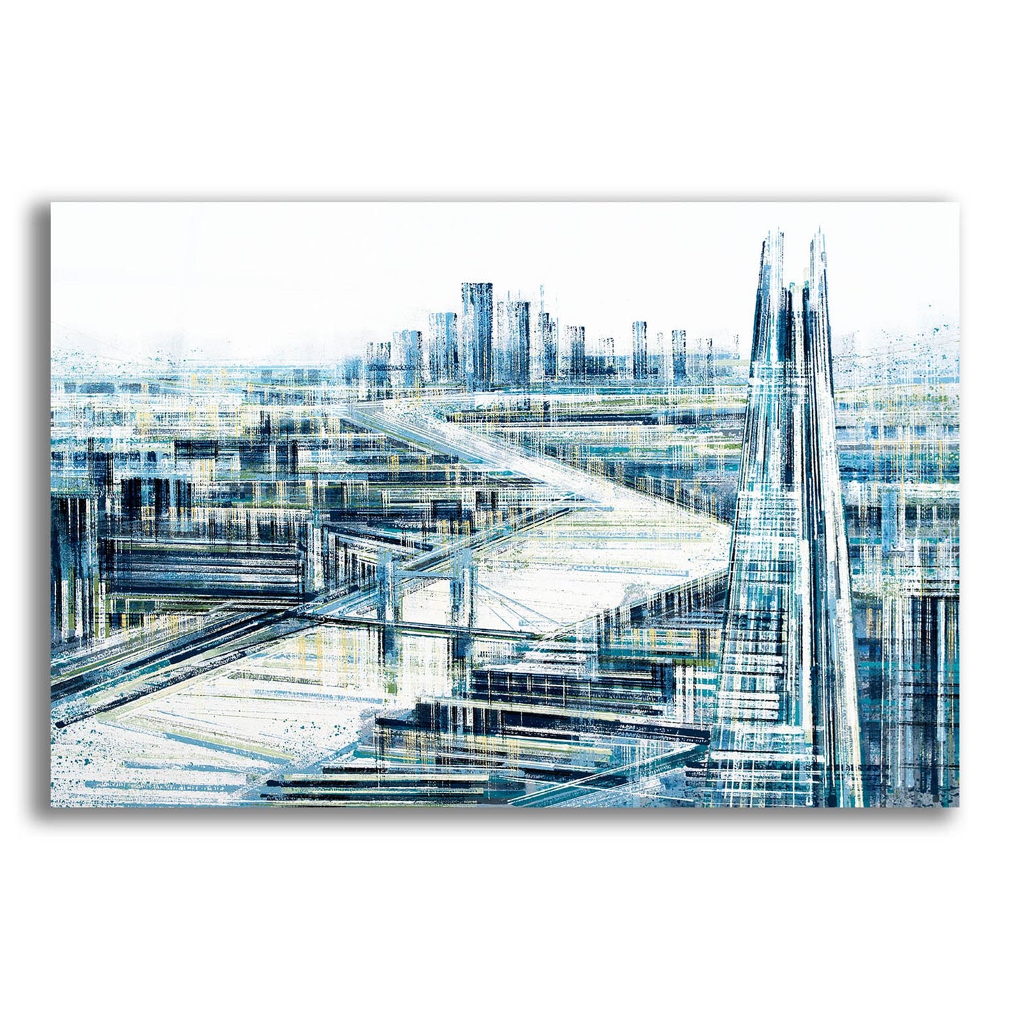 Epic Art 'London, The Shard In Bright Light' by Marc Todd, Acrylic Glass Wall Art,24x16