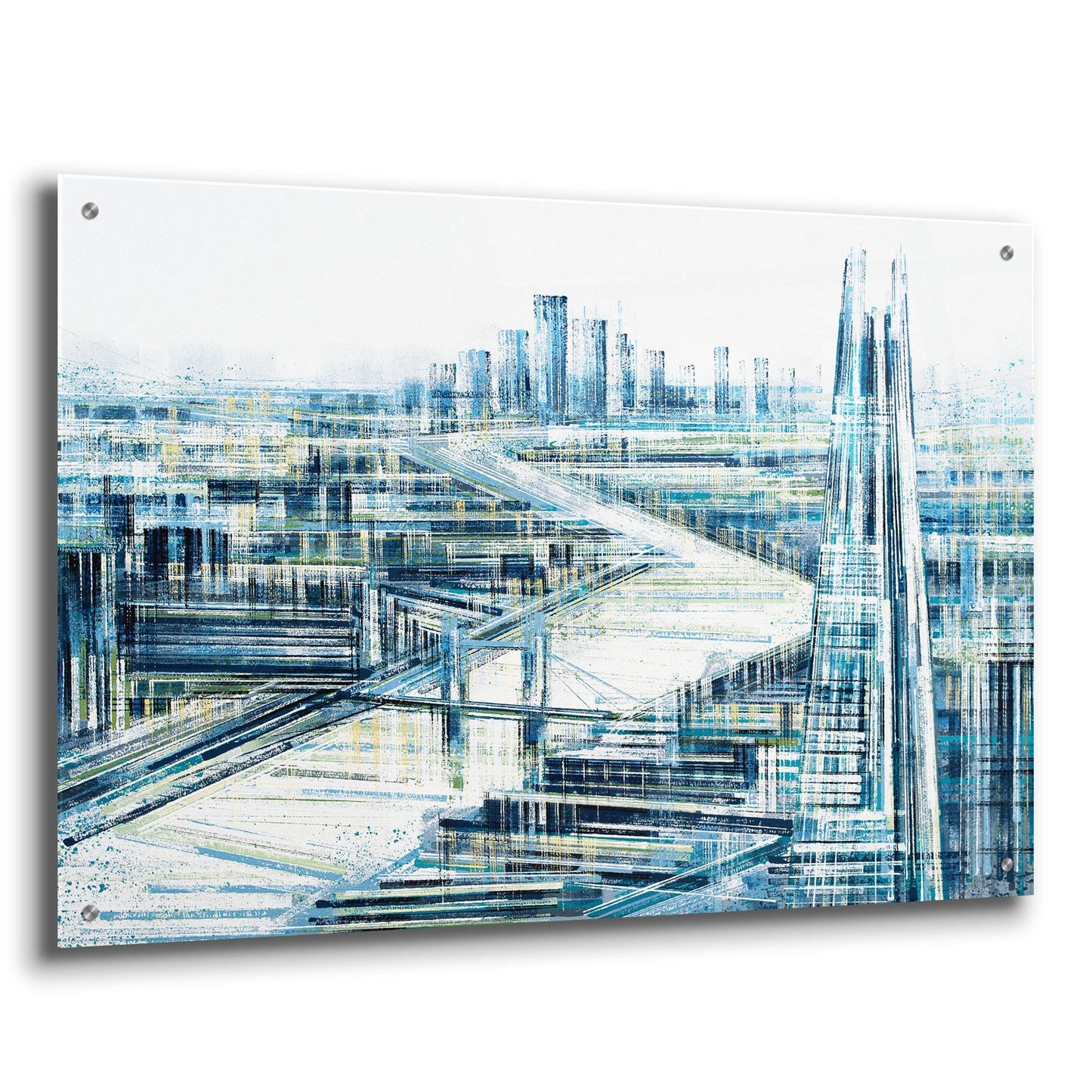 Epic Art 'London, The Shard In Bright Light' by Marc Todd, Acrylic Glass Wall Art,36x24