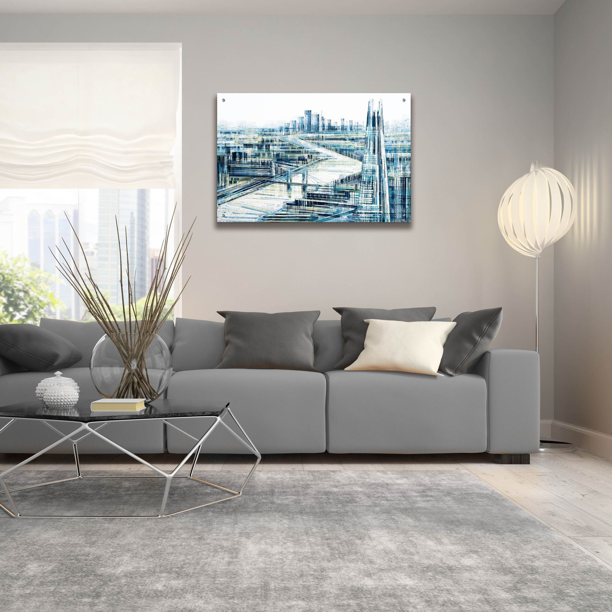 Epic Art 'London, The Shard In Bright Light' by Marc Todd, Acrylic Glass Wall Art,36x24