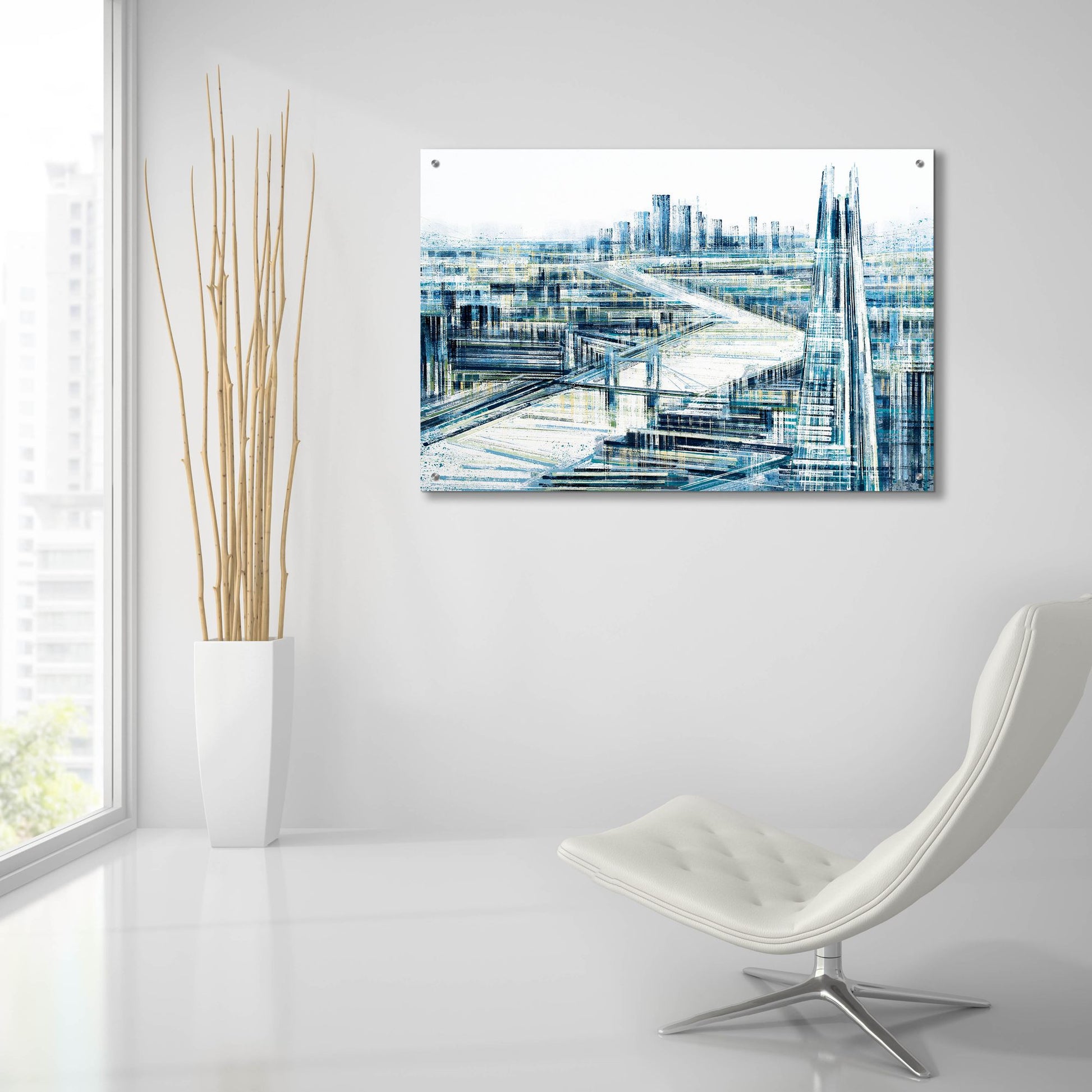 Epic Art 'London, The Shard In Bright Light' by Marc Todd, Acrylic Glass Wall Art,36x24