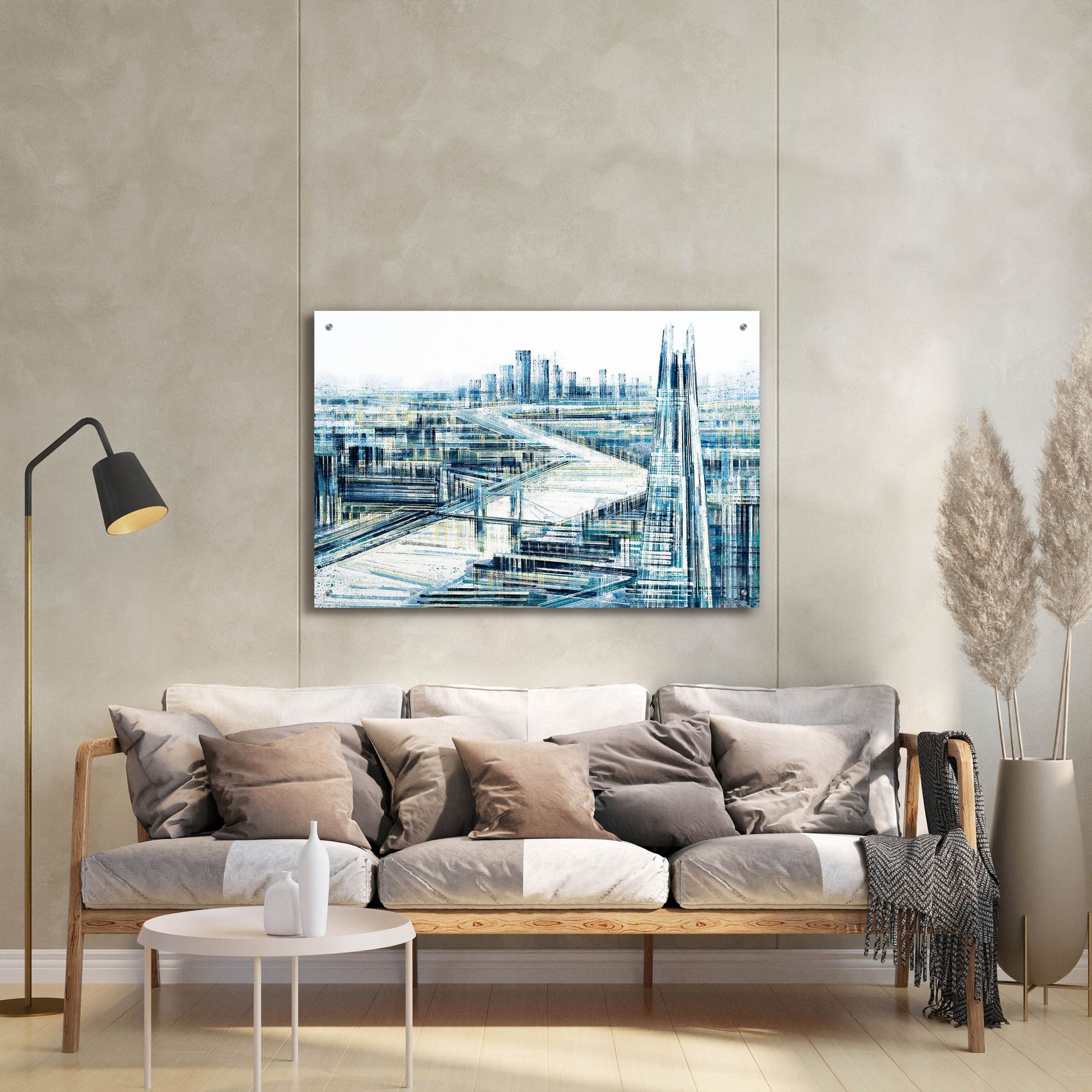 Epic Art 'London, The Shard In Bright Light' by Marc Todd, Acrylic Glass Wall Art,36x24