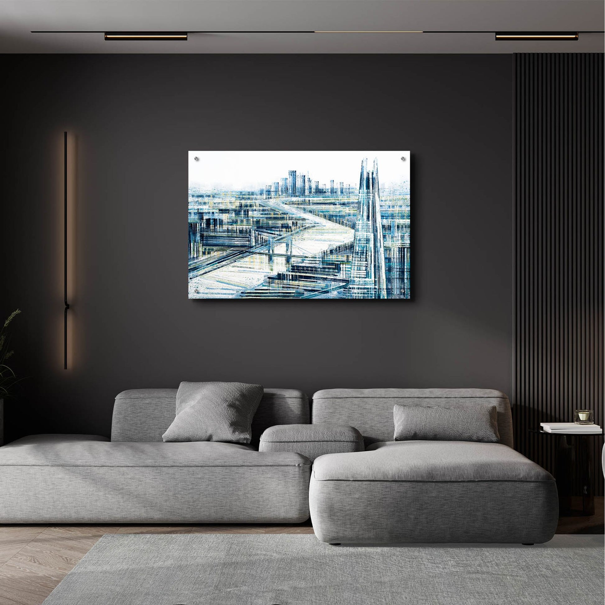 Epic Art 'London, The Shard In Bright Light' by Marc Todd, Acrylic Glass Wall Art,36x24