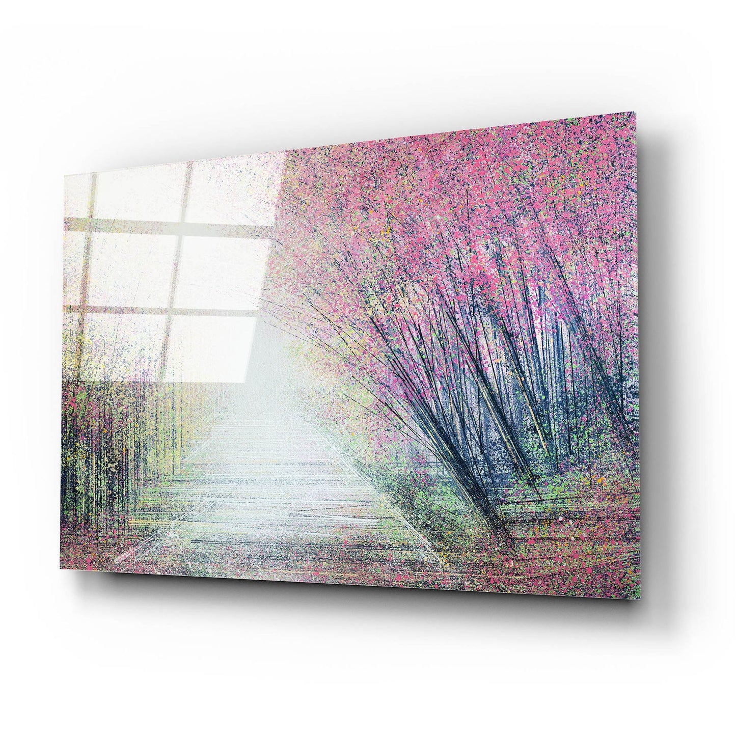Epic Art 'Forest Path In Spring' by Marc Todd, Acrylic Glass Wall Art,24x16