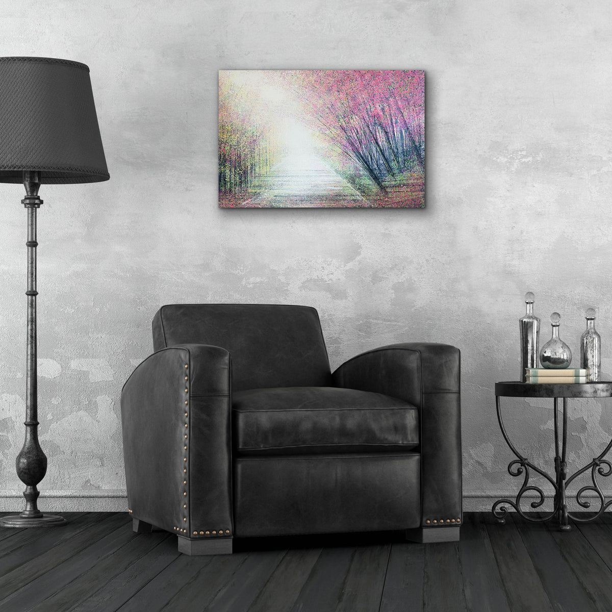 Epic Art 'Forest Path In Spring' by Marc Todd, Acrylic Glass Wall Art,24x16
