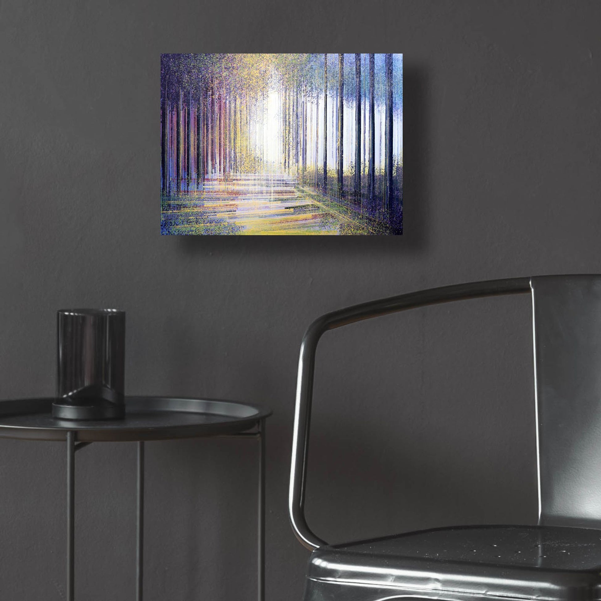 Epic Art 'Tree-Line At Twilight' by Marc Todd, Acrylic Glass Wall Art,16x12