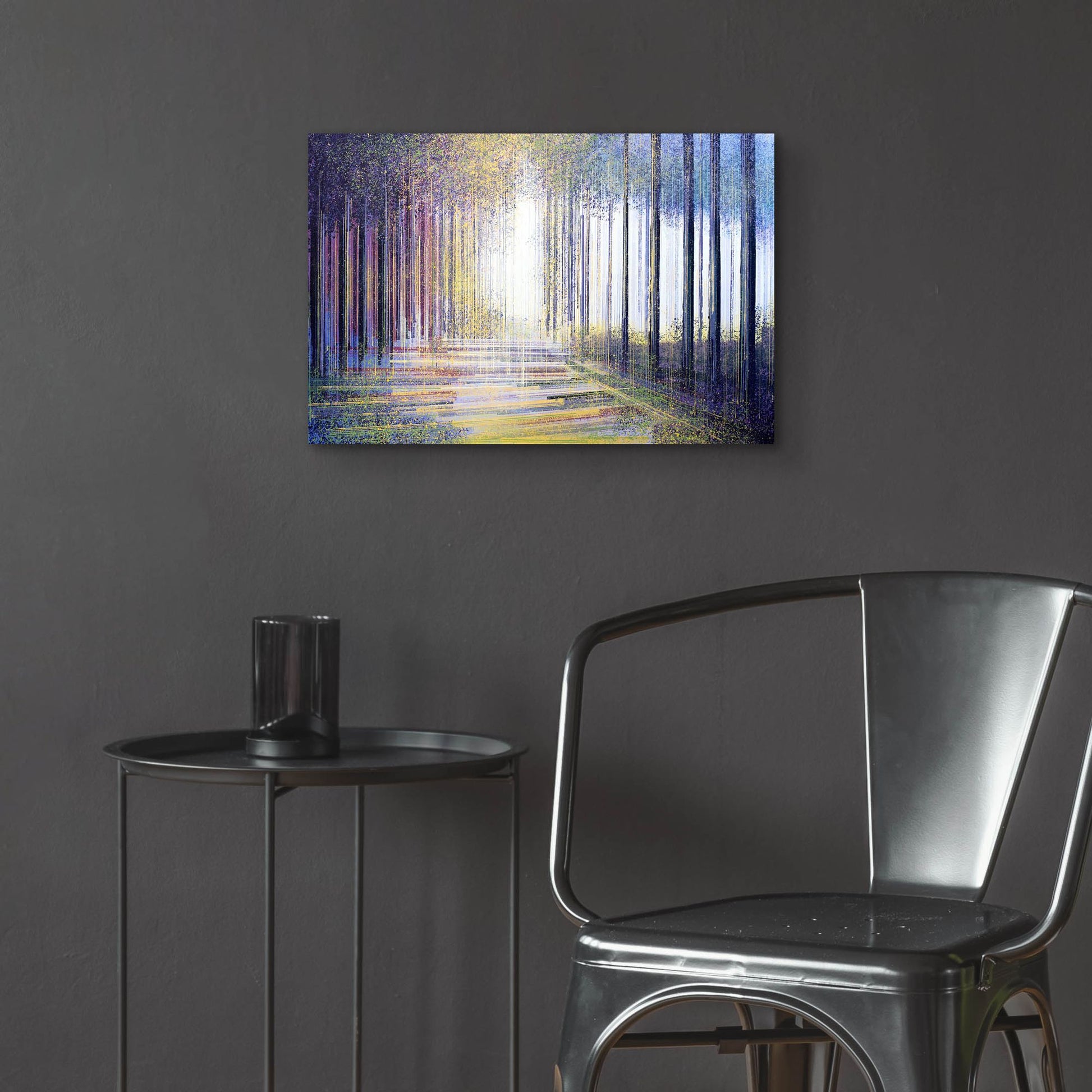 Epic Art 'Tree-Line At Twilight' by Marc Todd, Acrylic Glass Wall Art,24x16