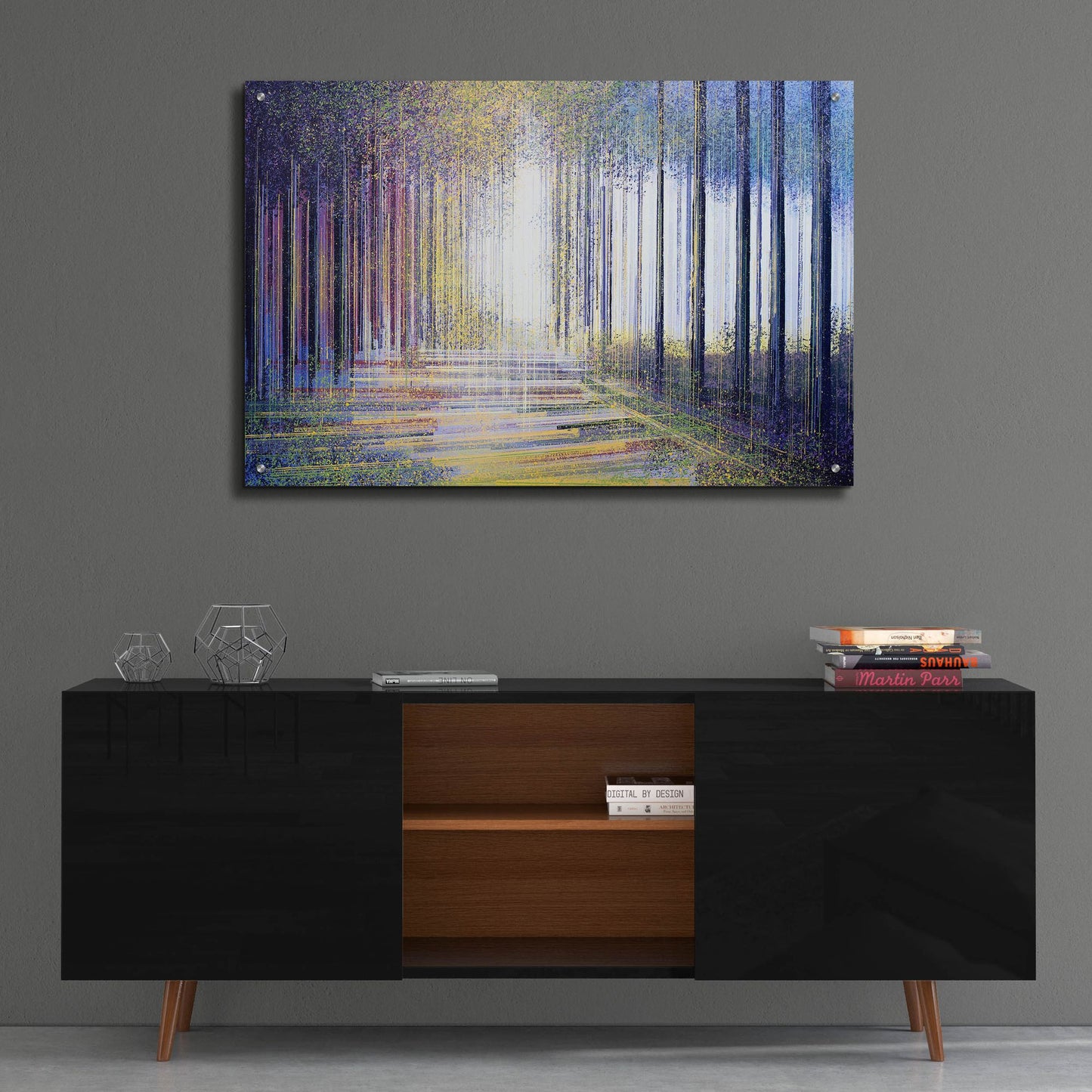 Epic Art 'Tree-Line At Twilight' by Marc Todd, Acrylic Glass Wall Art,36x24