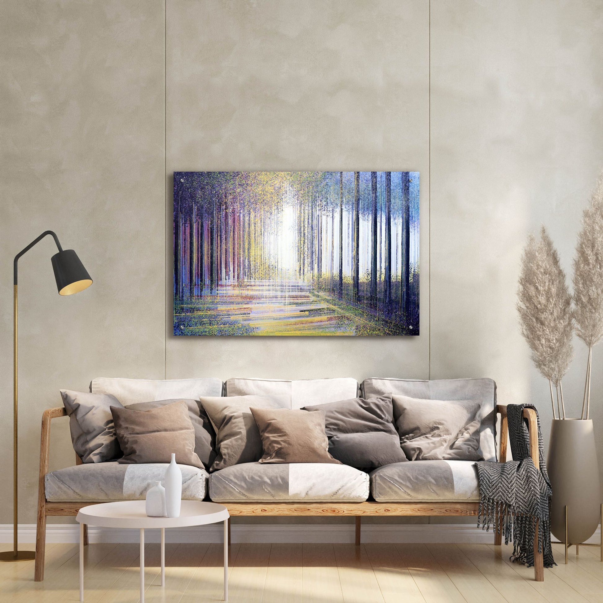 Epic Art 'Tree-Line At Twilight' by Marc Todd, Acrylic Glass Wall Art,36x24