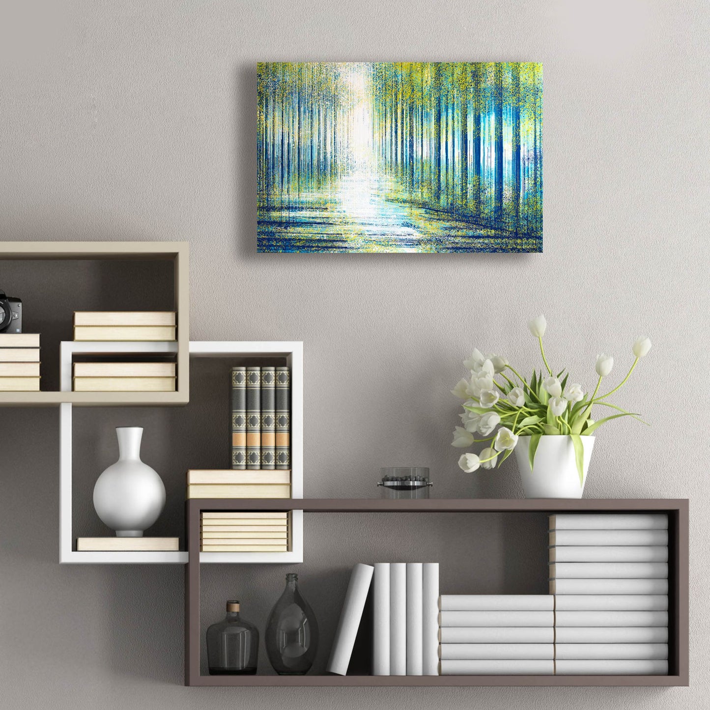 Epic Art 'Forest Path At Twilight' by Marc Todd, Acrylic Glass Wall Art,24x16