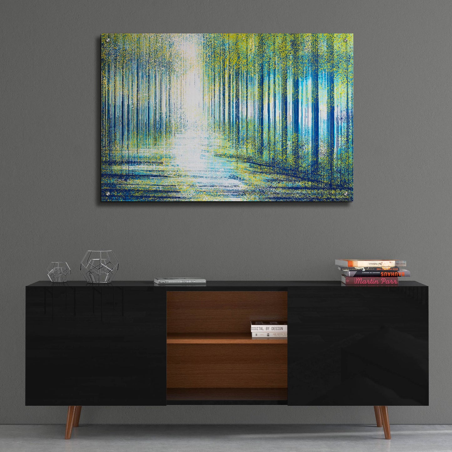 Epic Art 'Forest Path At Twilight' by Marc Todd, Acrylic Glass Wall Art,36x24