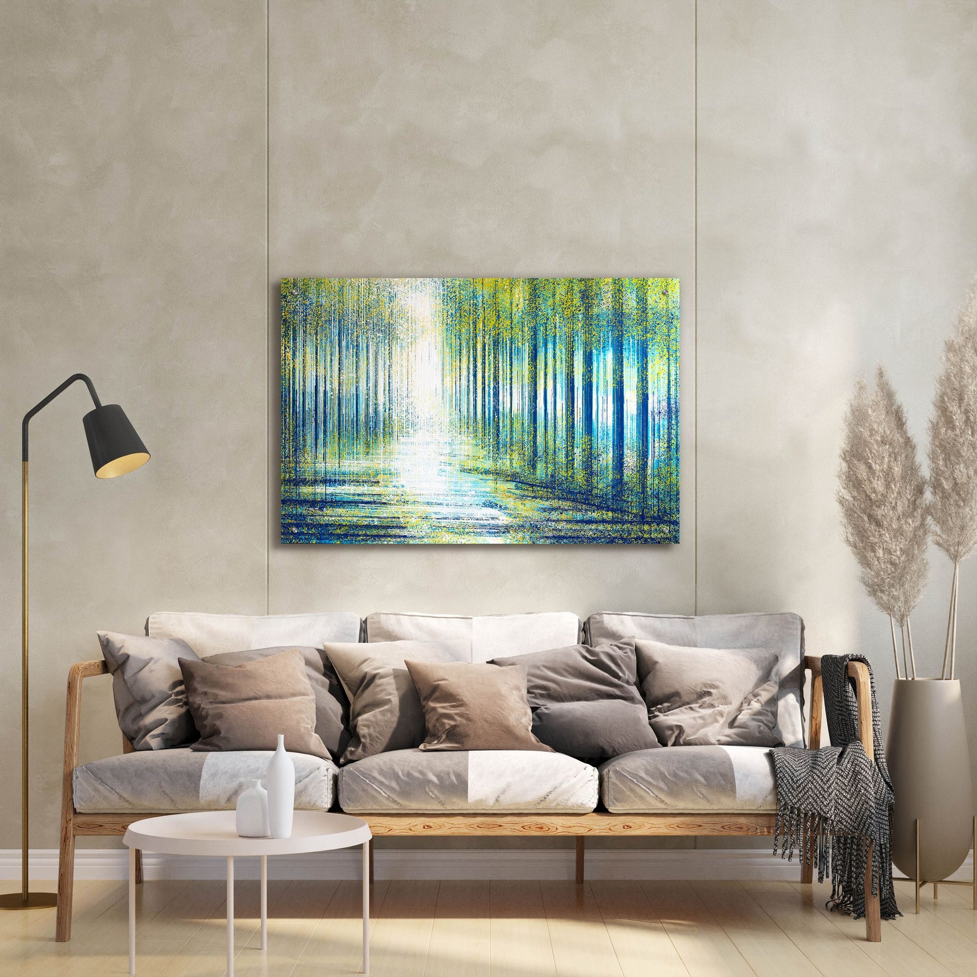 Epic Art 'Forest Path At Twilight' by Marc Todd, Acrylic Glass Wall Art,36x24