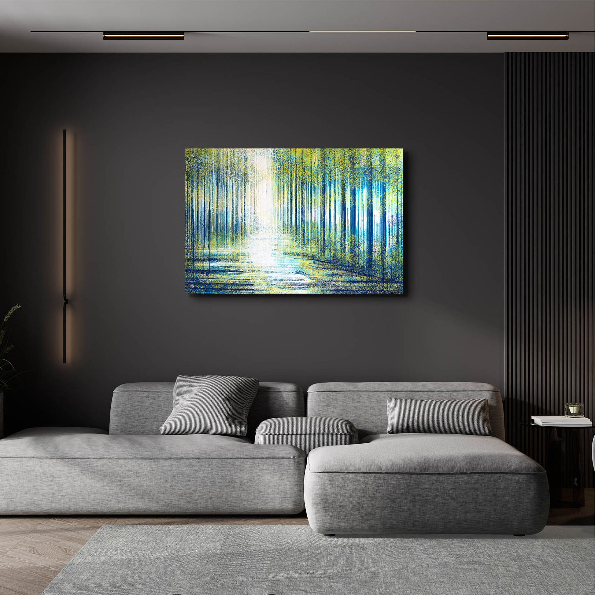 Epic Art 'Forest Path At Twilight' by Marc Todd, Acrylic Glass Wall Art,36x24