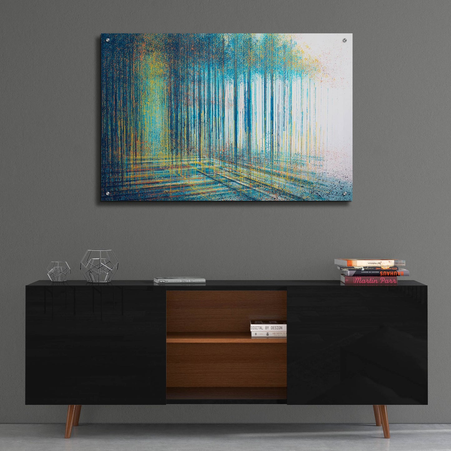 Epic Art 'Forest Edge At Twilight' by Marc Todd, Acrylic Glass Wall Art,36x24