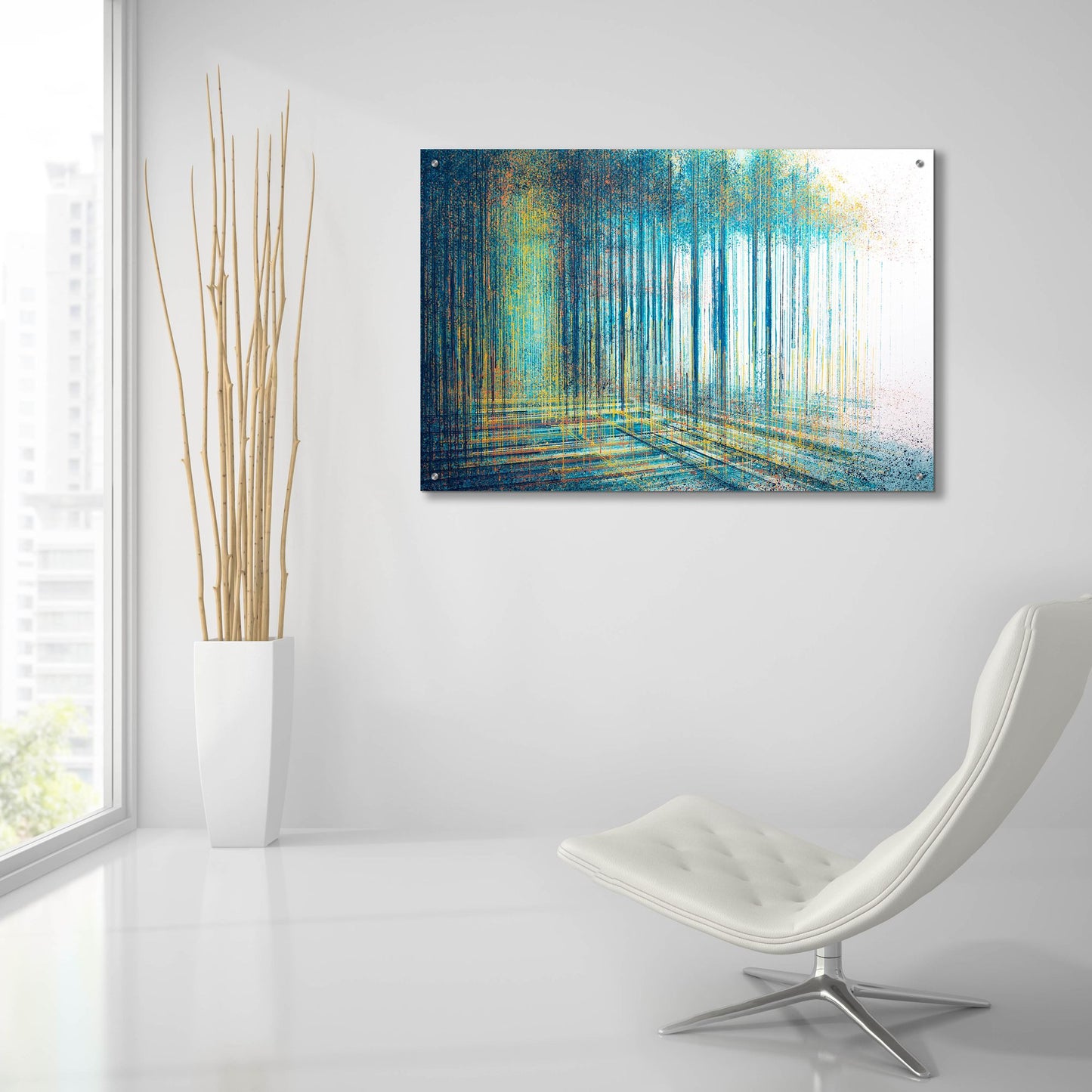 Epic Art 'Forest Edge At Twilight' by Marc Todd, Acrylic Glass Wall Art,36x24