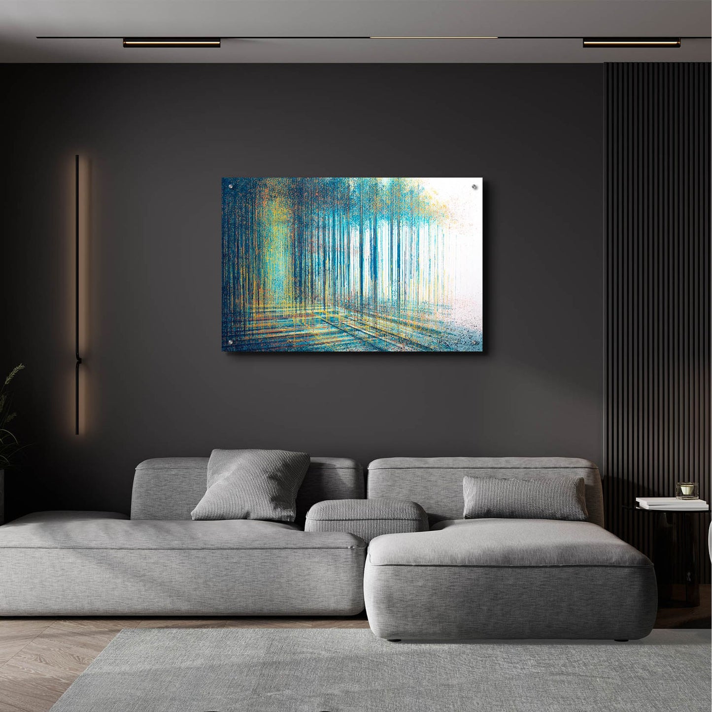 Epic Art 'Forest Edge At Twilight' by Marc Todd, Acrylic Glass Wall Art,36x24