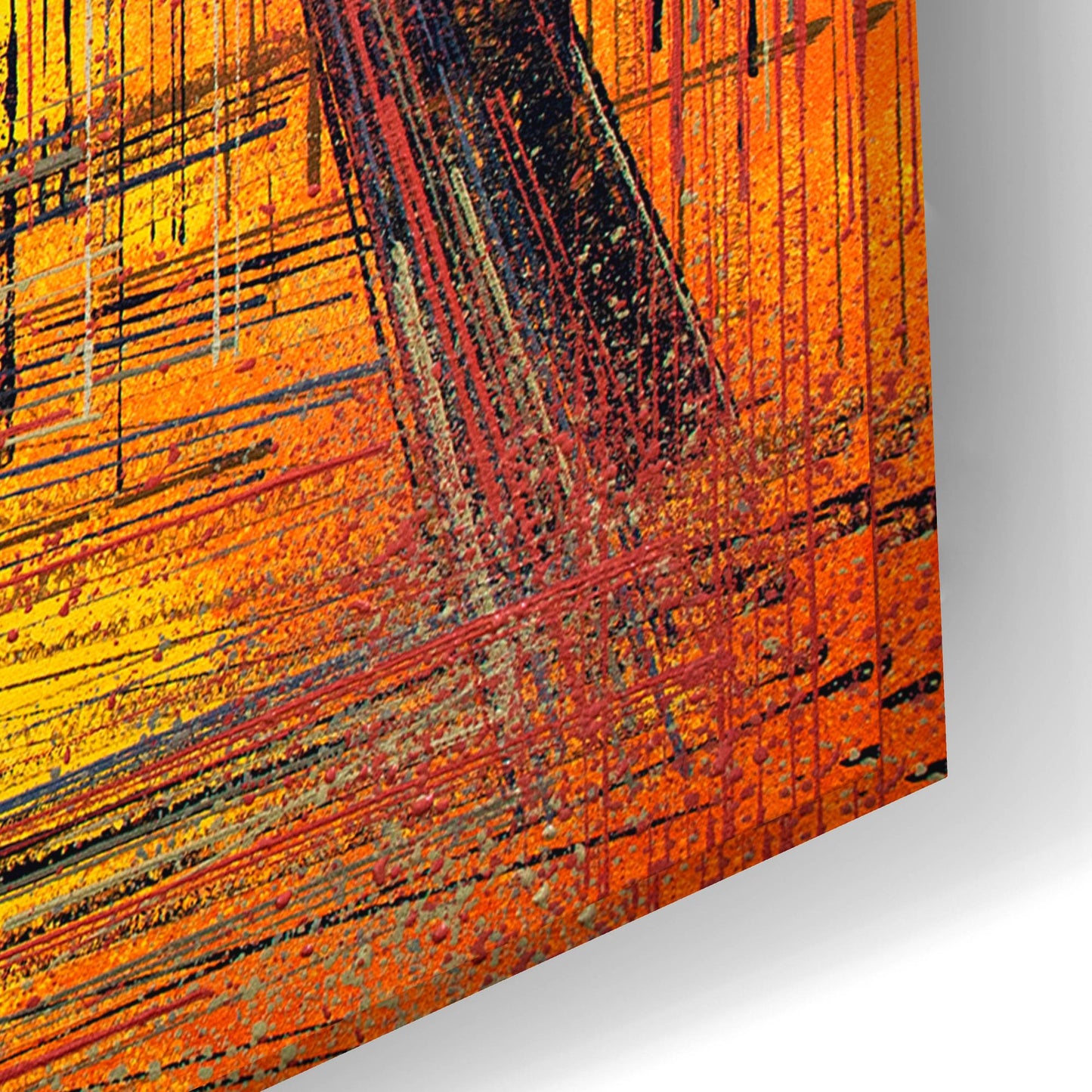 Epic Art 'Trees In A Golden Glow' by Marc Todd, Acrylic Glass Wall Art,24x16