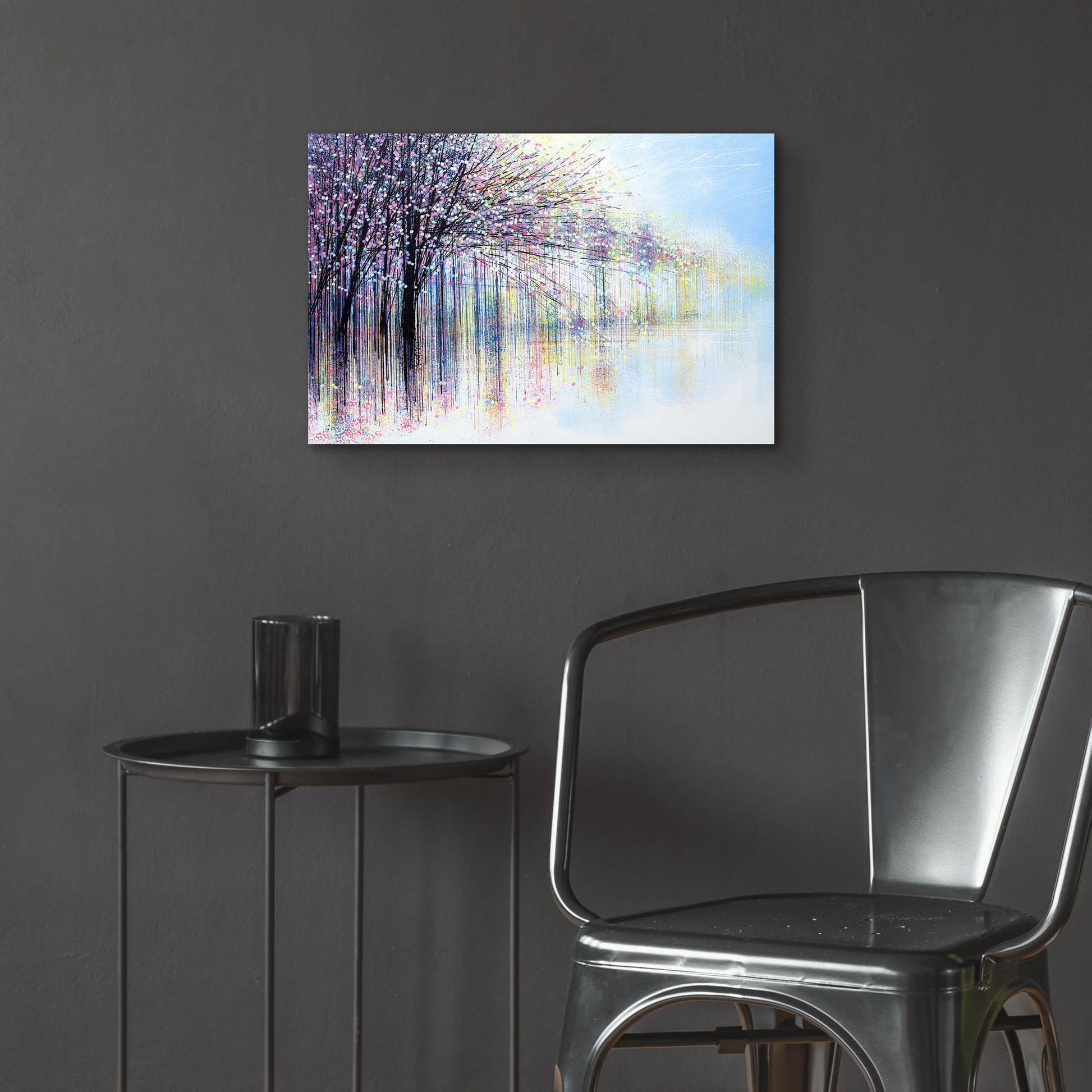 Epic Art 'Waterside Spring Blossom' by Marc Todd, Acrylic Glass Wall Art,24x16