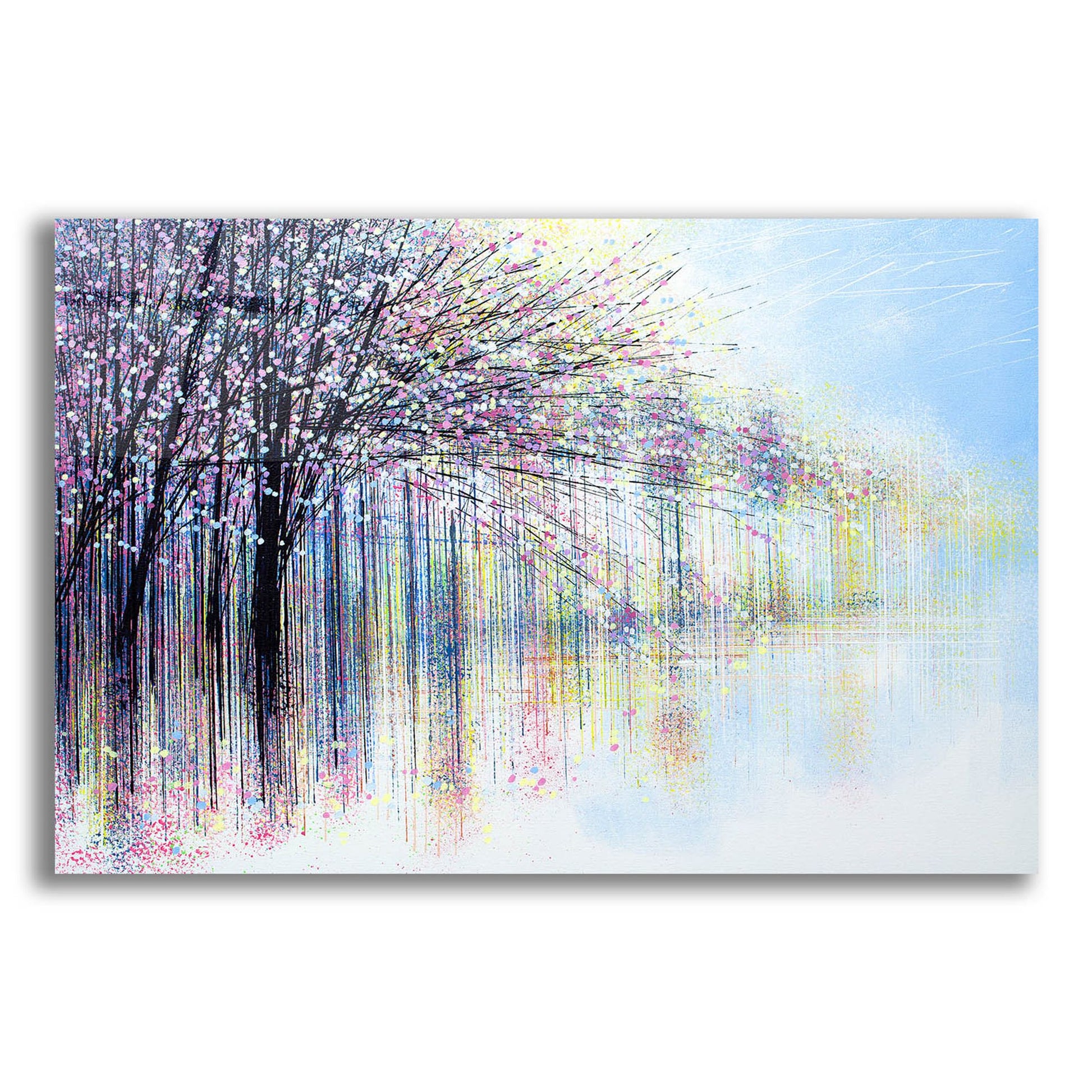 Epic Art 'Waterside Spring Blossom' by Marc Todd, Acrylic Glass Wall Art,24x16