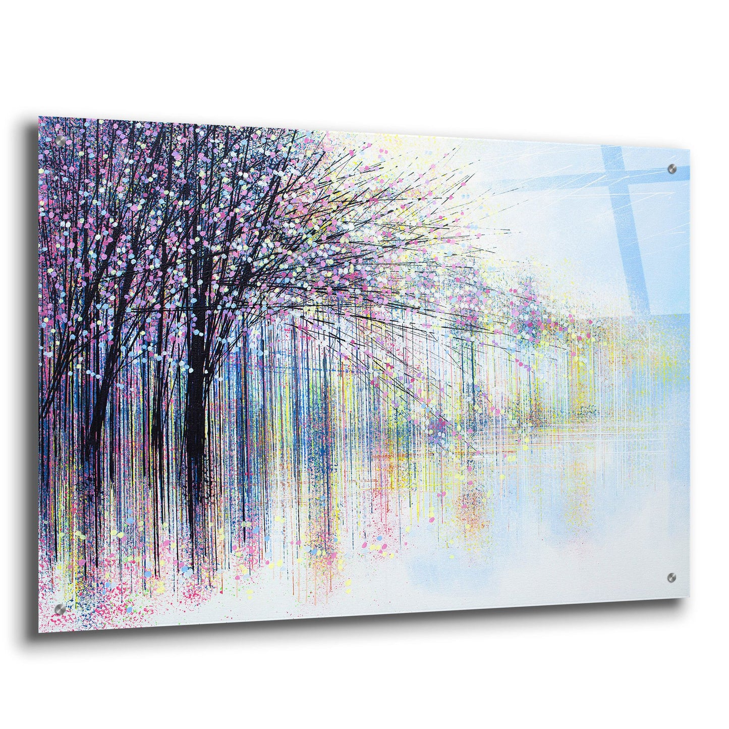 Epic Art 'Waterside Spring Blossom' by Marc Todd, Acrylic Glass Wall Art,36x24