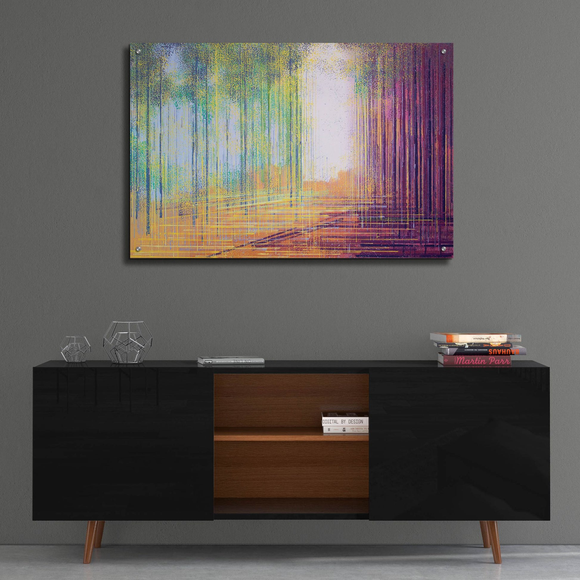 Epic Art 'Morning in the Forest' by Marc Todd, Acrylic Glass Wall Art,36x24