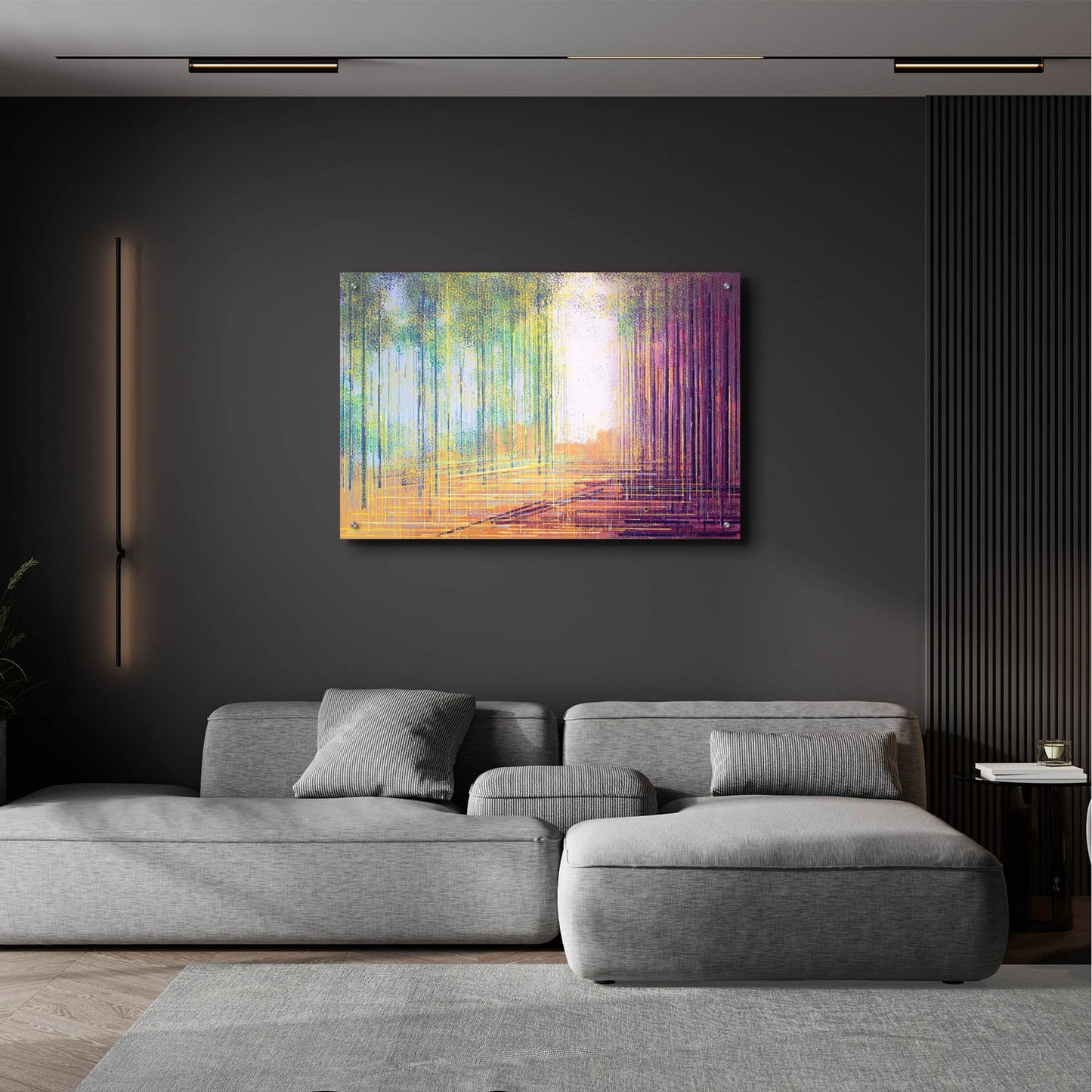 Epic Art 'Morning in the Forest' by Marc Todd, Acrylic Glass Wall Art,36x24