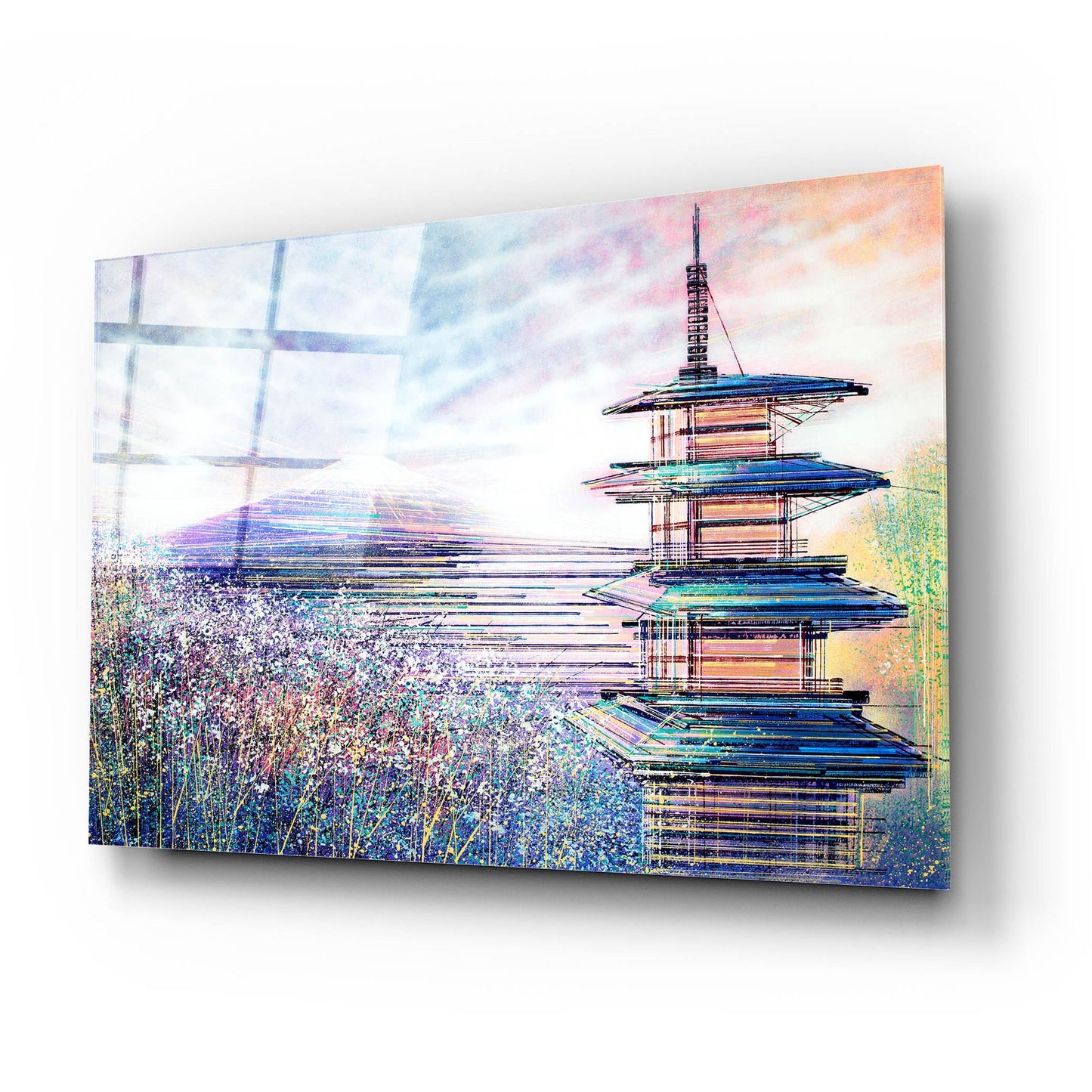 Epic Art 'Japan At Sunset' by Marc Todd, Acrylic Glass Wall Art,24x16