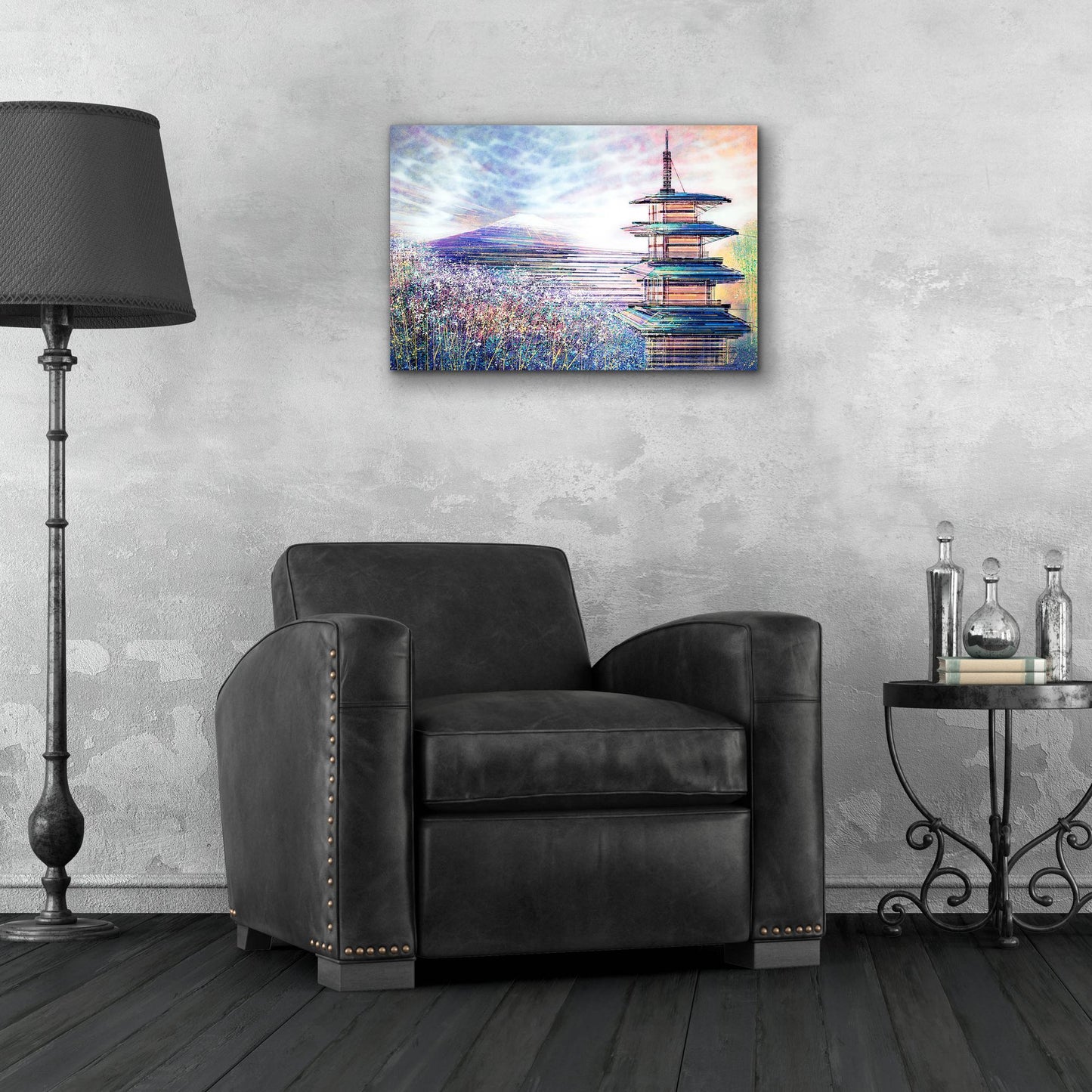 Epic Art 'Japan At Sunset' by Marc Todd, Acrylic Glass Wall Art,24x16