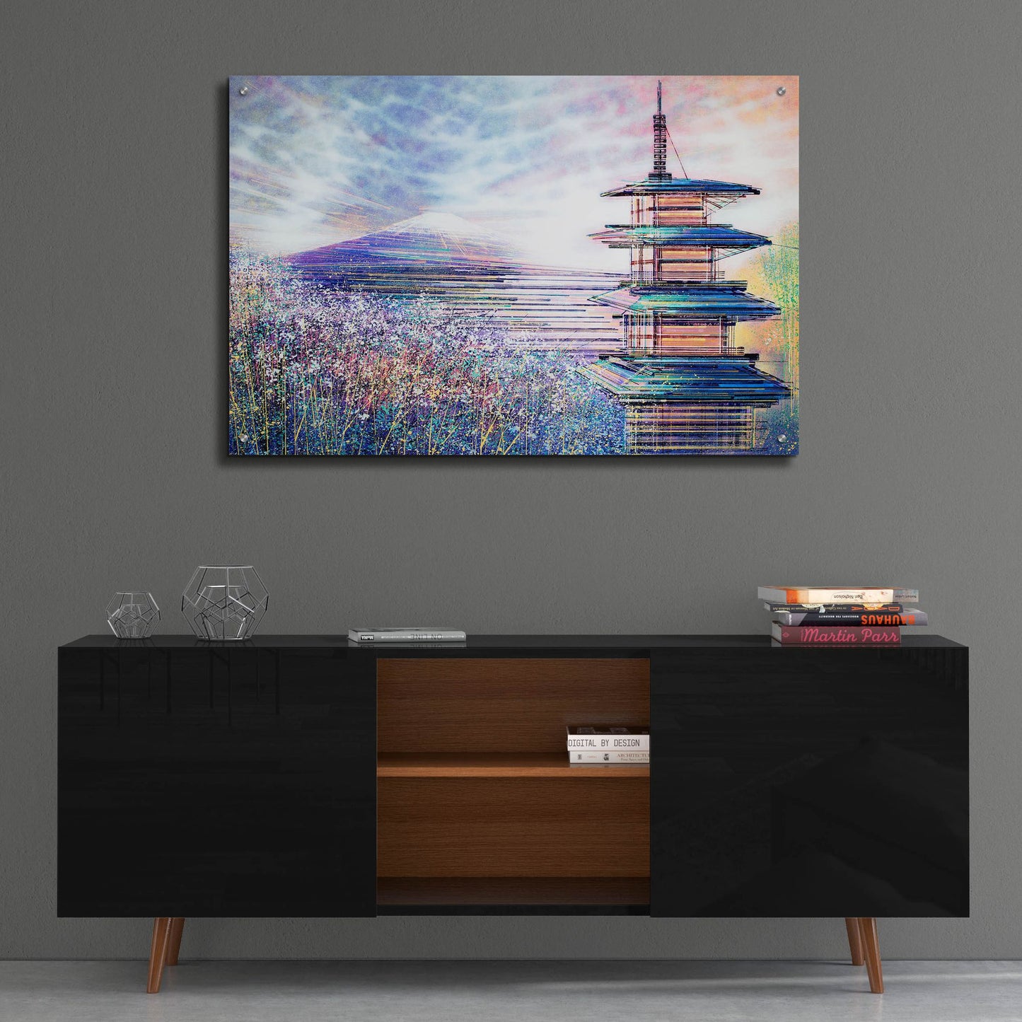 Epic Art 'Japan At Sunset' by Marc Todd, Acrylic Glass Wall Art,36x24