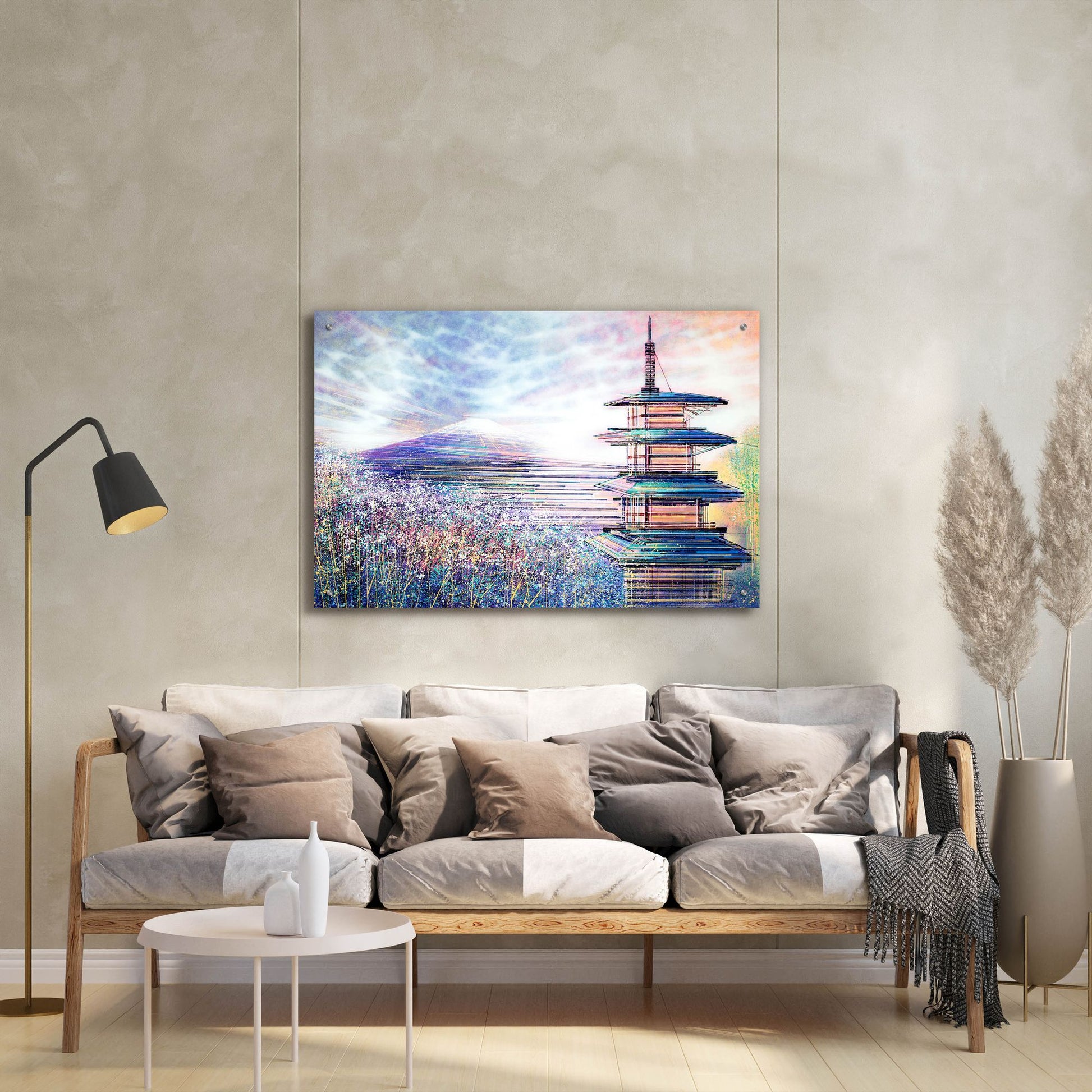 Epic Art 'Japan At Sunset' by Marc Todd, Acrylic Glass Wall Art,36x24