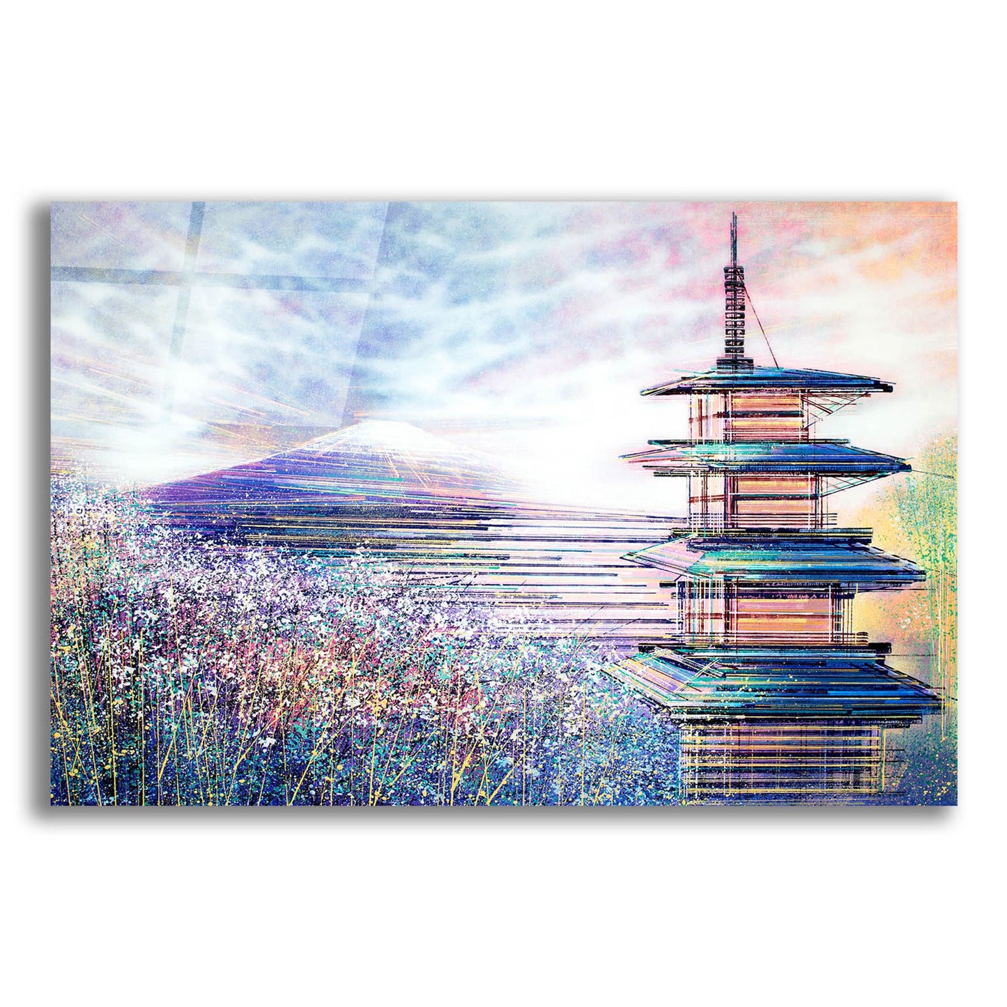 Epic Art 'Japan At Sunset' by Marc Todd, Acrylic Glass Wall Art