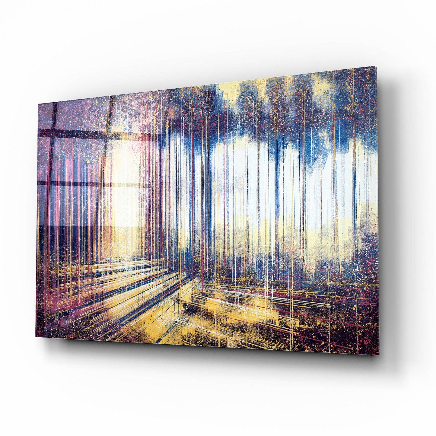 Epic Art 'Forest at Sunset' by Marc Todd, Acrylic Glass Wall Art,16x12