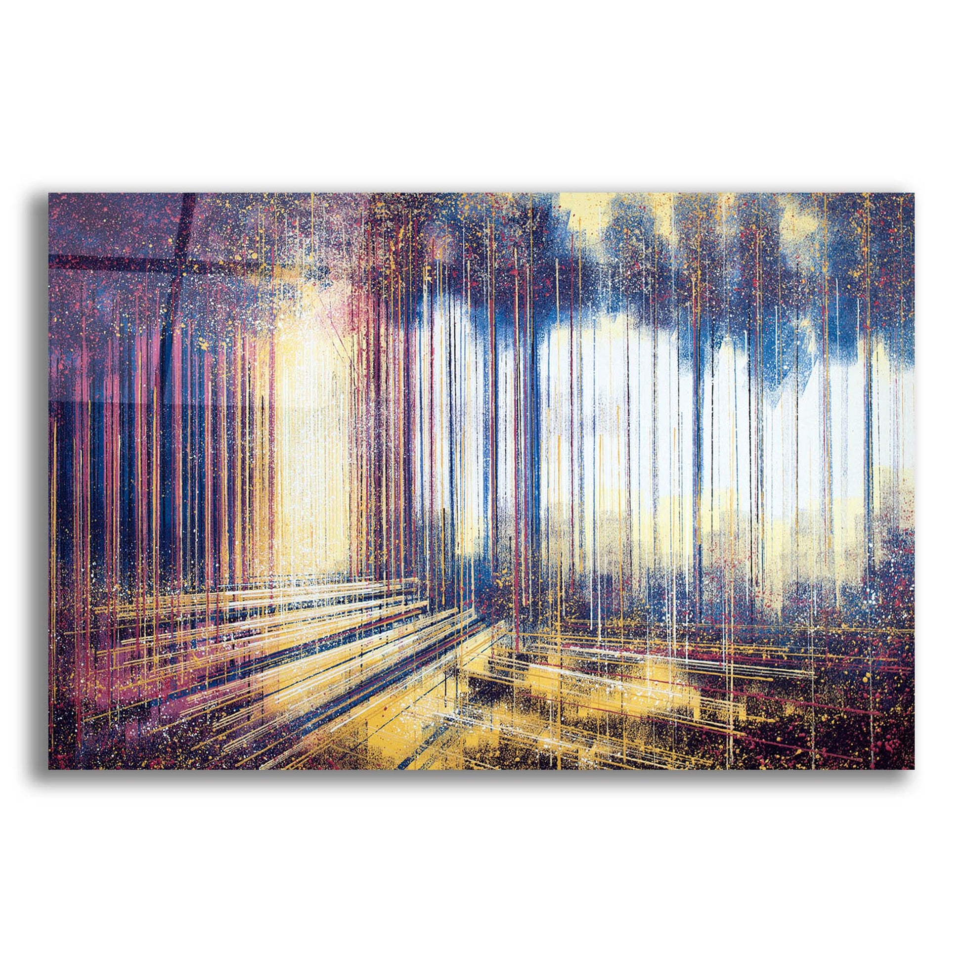 Epic Art 'Forest at Sunset' by Marc Todd, Acrylic Glass Wall Art,24x16